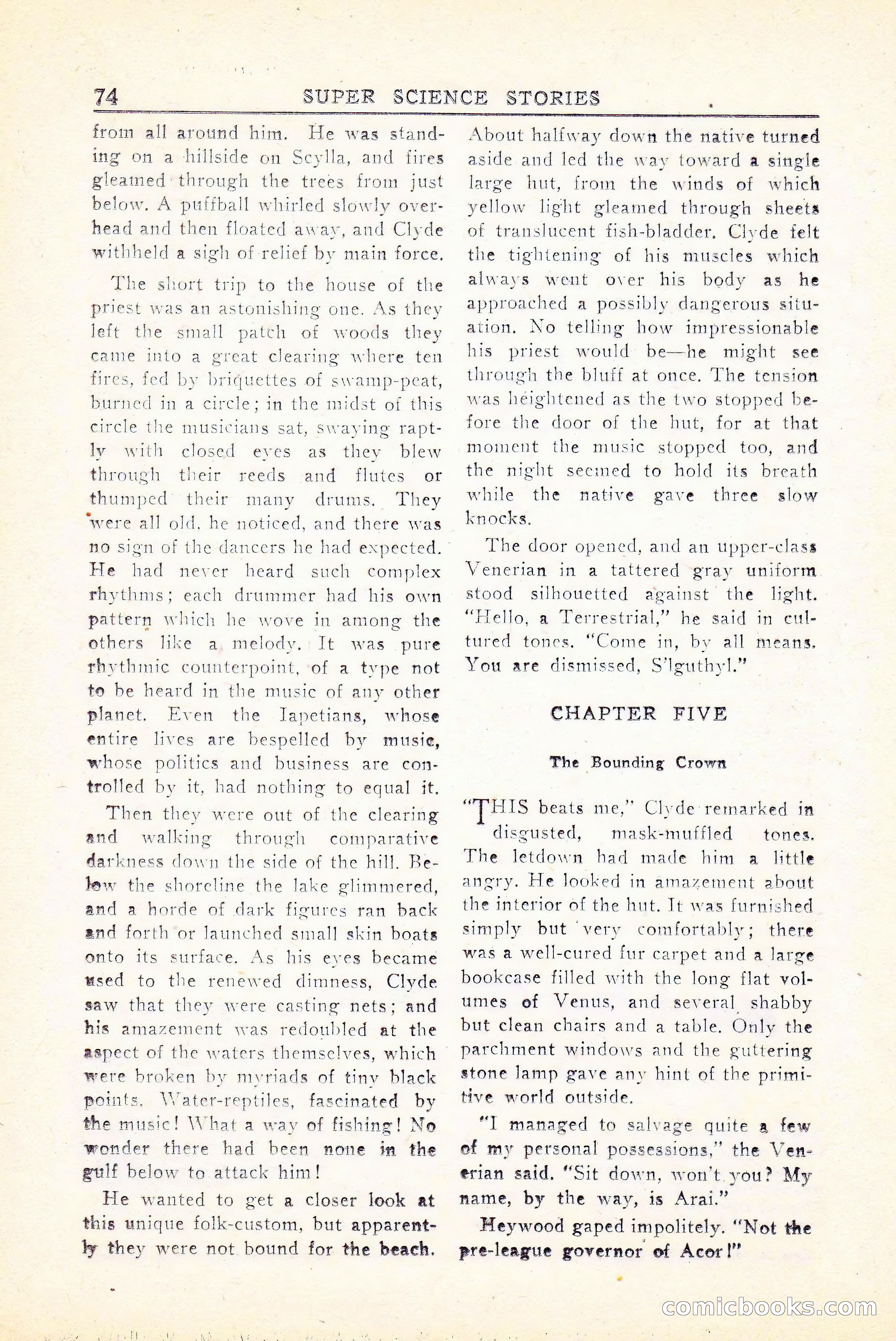 Super Science Stories, Vol. 5, No. 1 — page 75 of 132