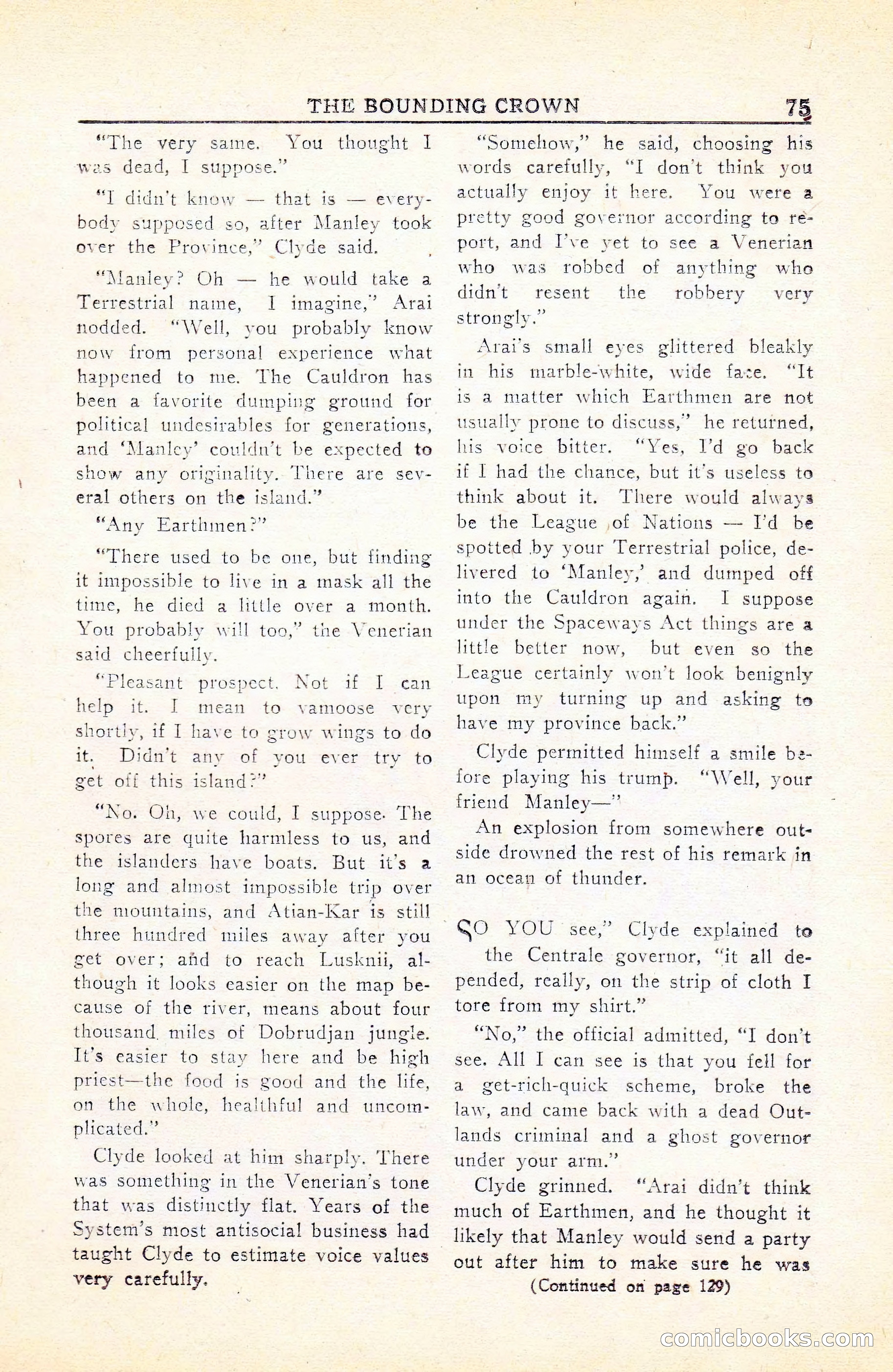 Super Science Stories, Vol. 5, No. 1 — page 76 of 132