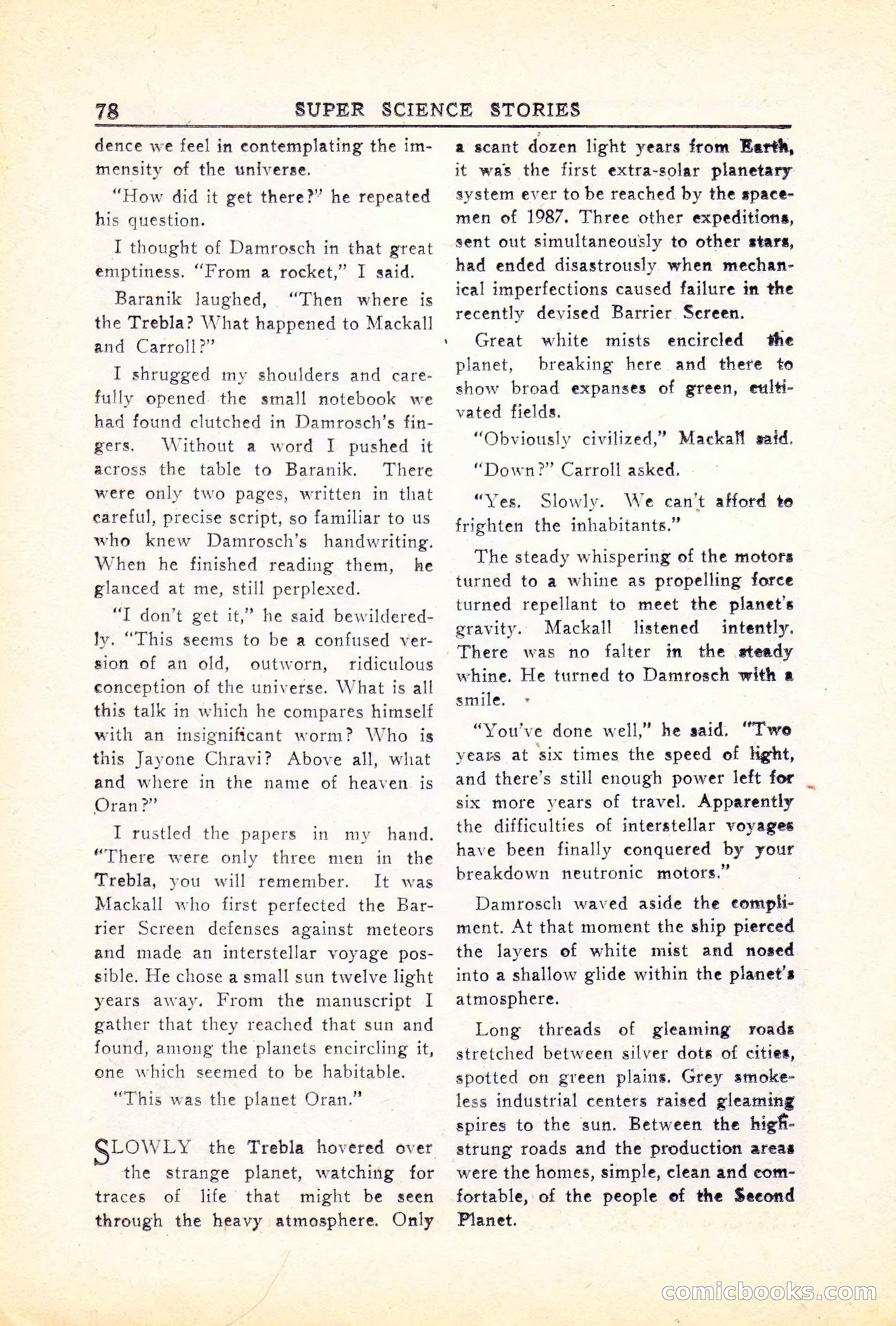 Super Science Stories, Vol. 5, No. 1 — page 79 of 132