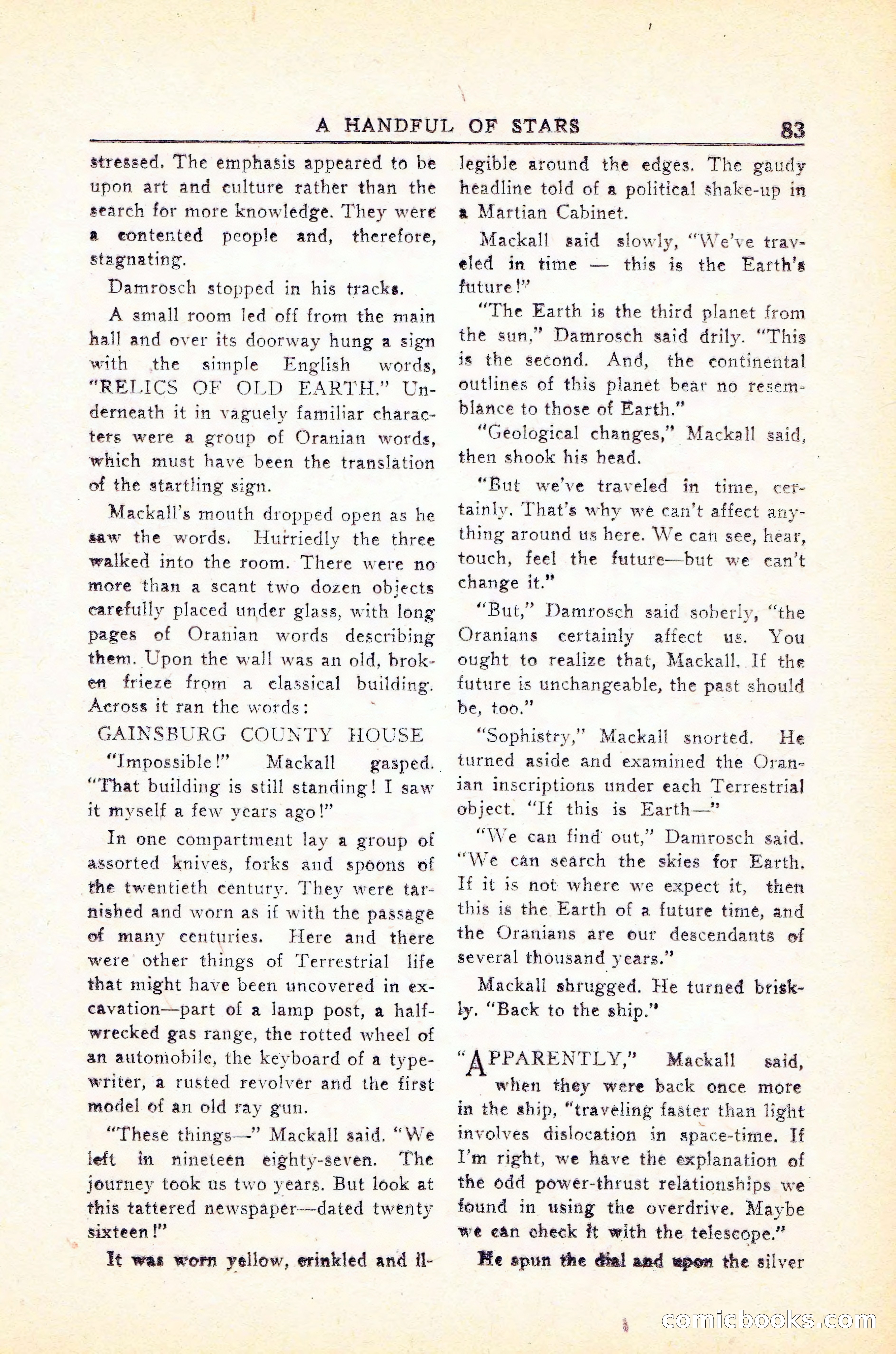 Super Science Stories, Vol. 5, No. 1 — page 84 of 132