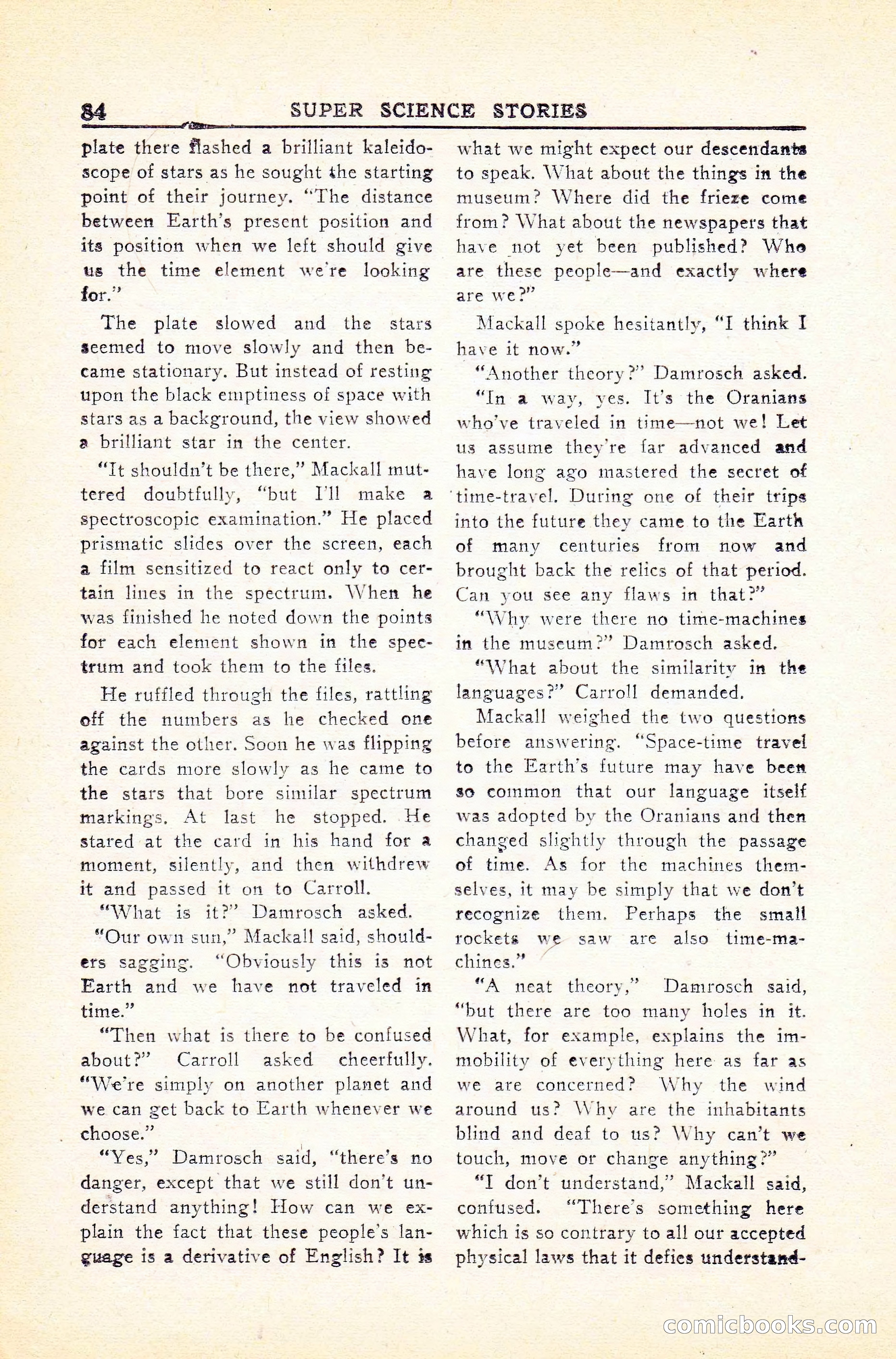 Super Science Stories, Vol. 5, No. 1 — page 85 of 132