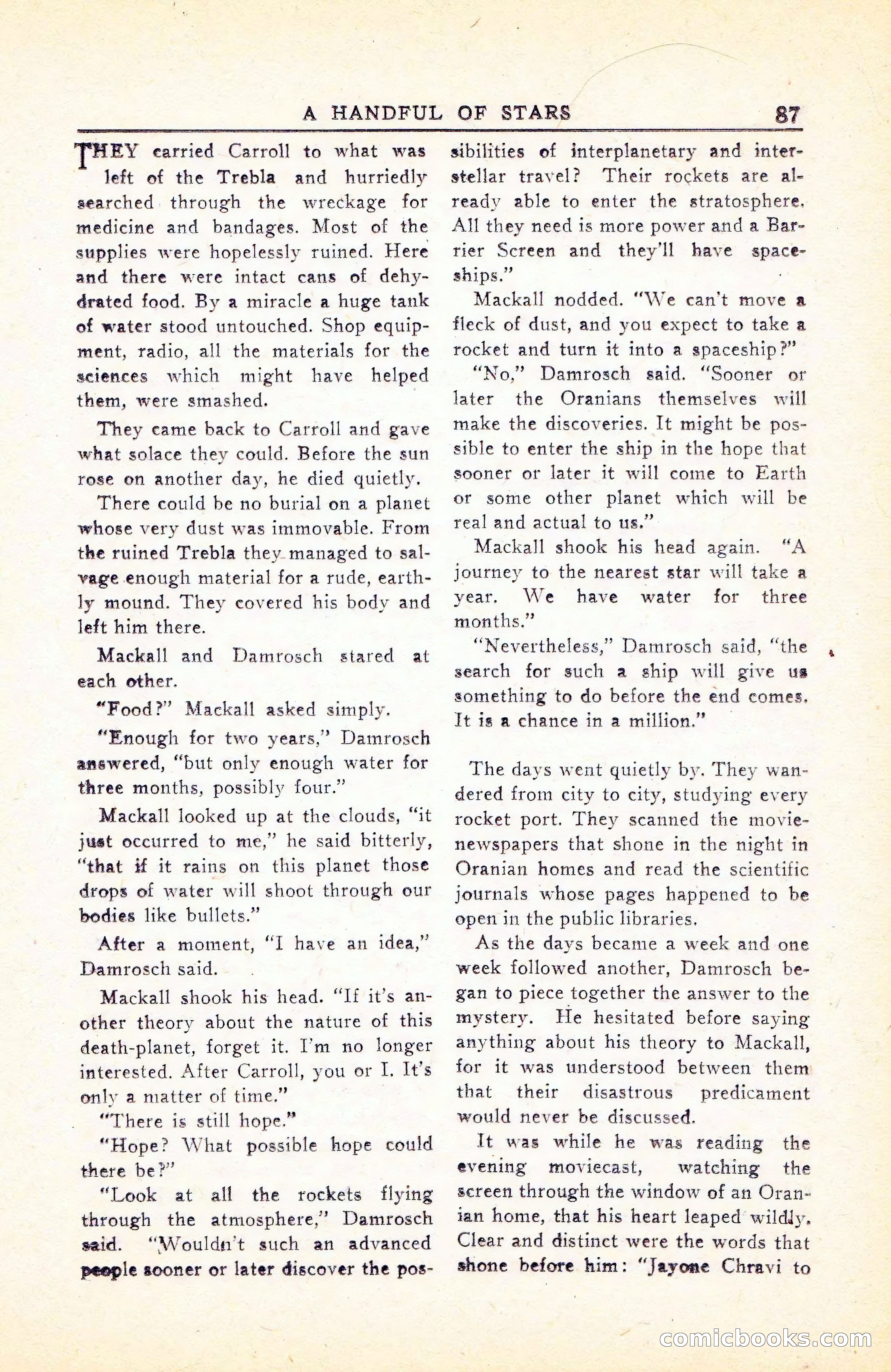 Super Science Stories, Vol. 5, No. 1 — page 88 of 132