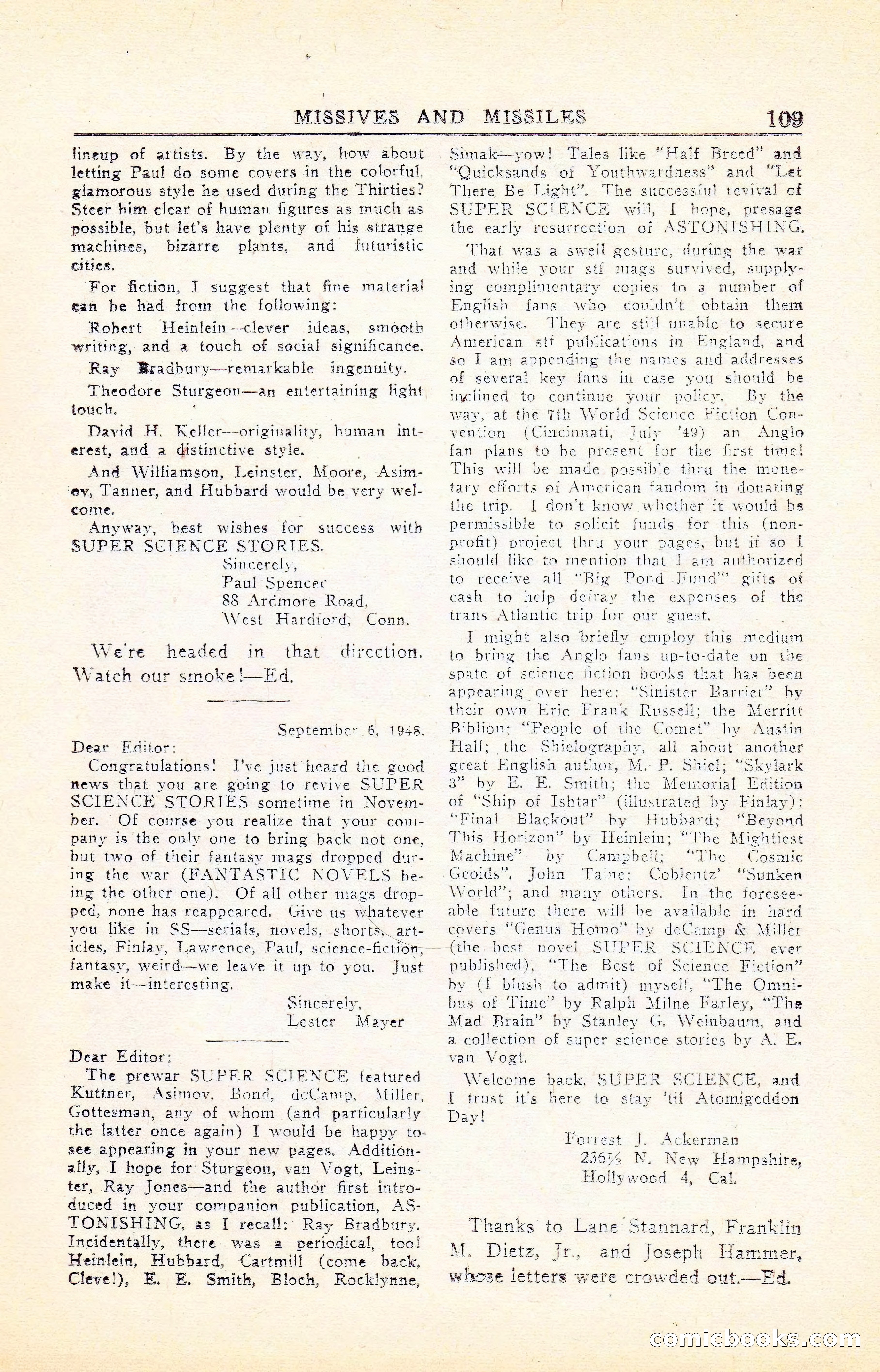 Super Science Stories, Vol. 5, No. 1 — page 110 of 132