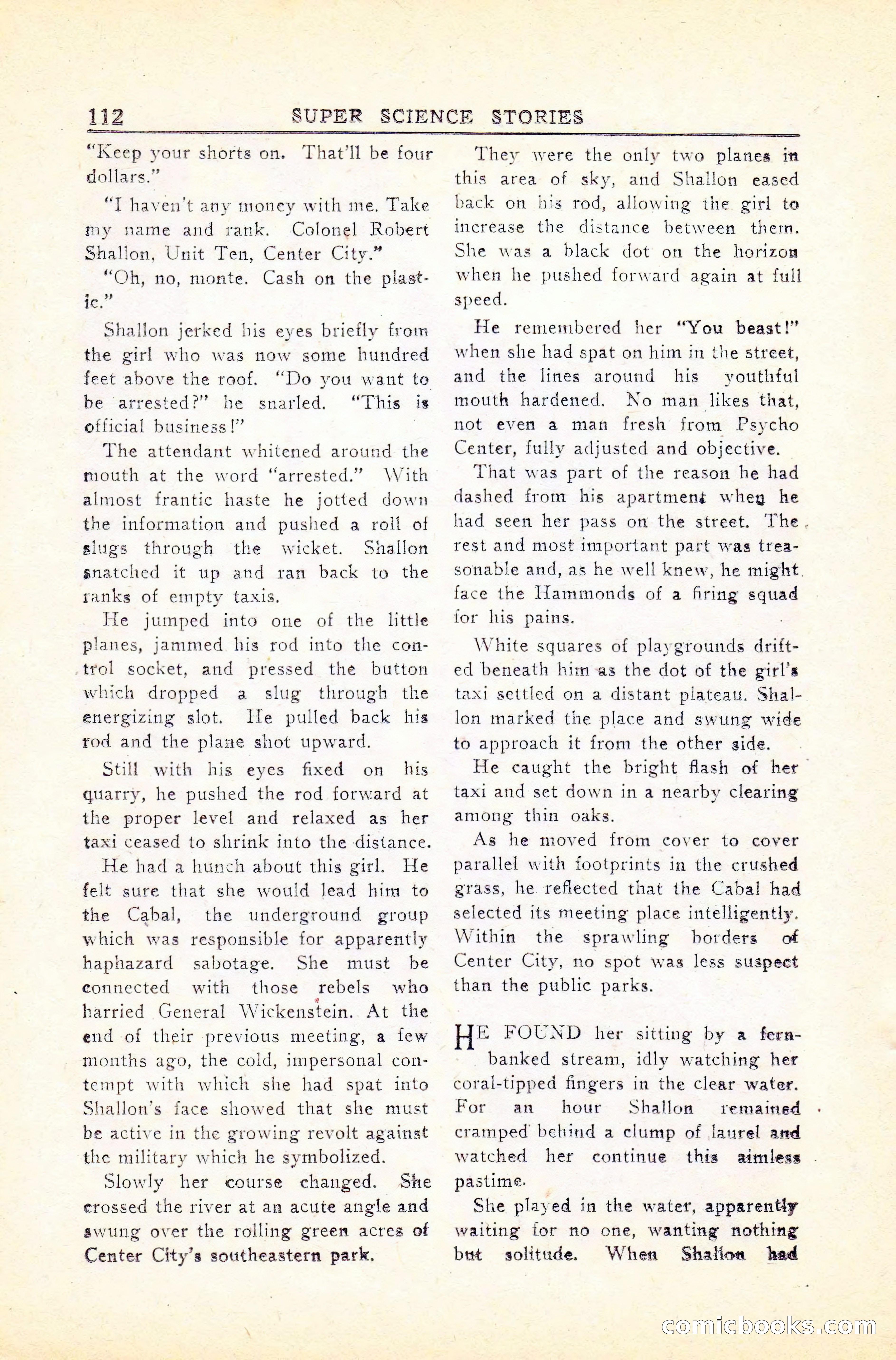 Super Science Stories, Vol. 5, No. 1 — page 113 of 132