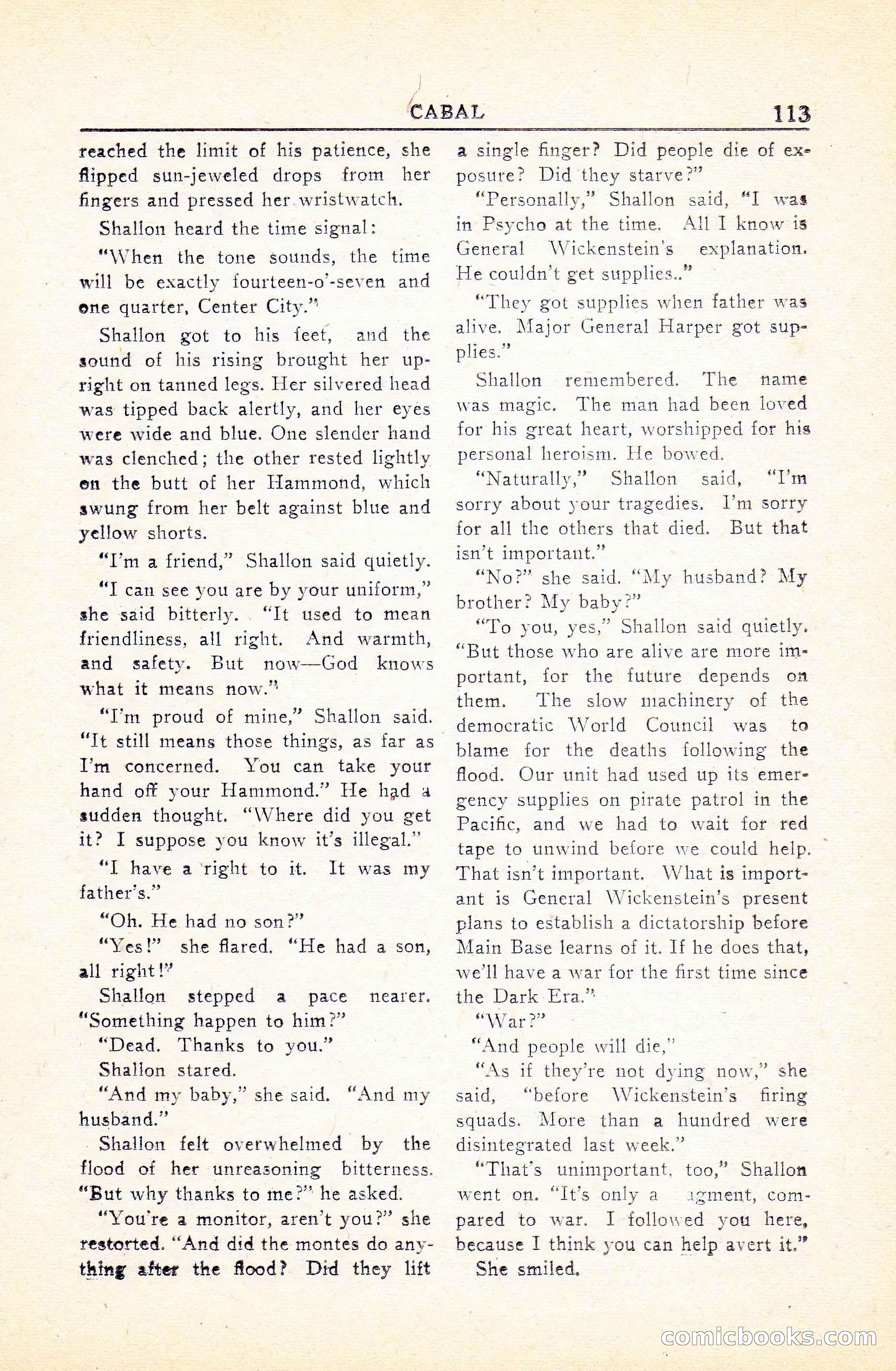 Super Science Stories, Vol. 5, No. 1 — page 114 of 132