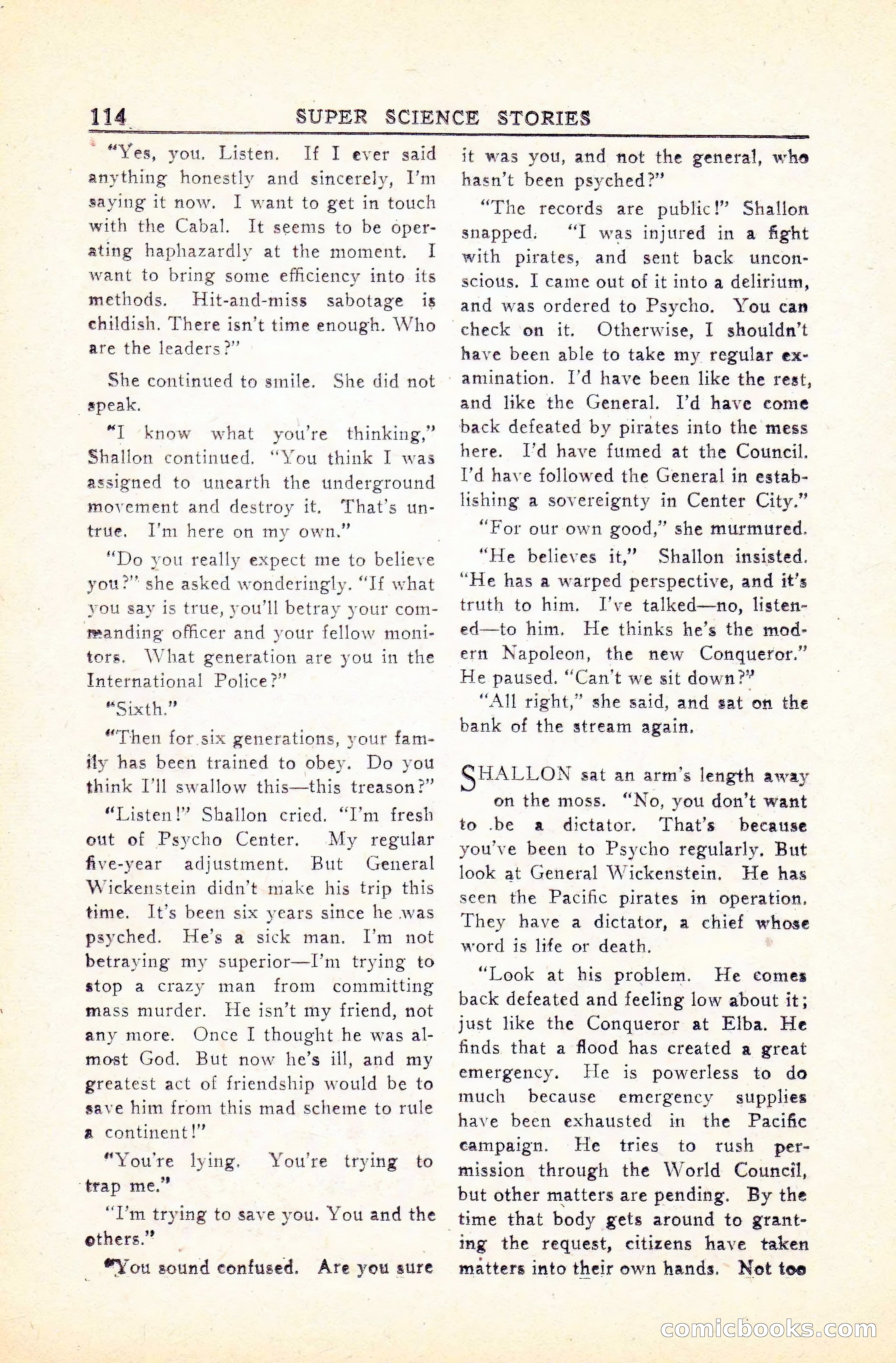 Super Science Stories, Vol. 5, No. 1 — page 115 of 132