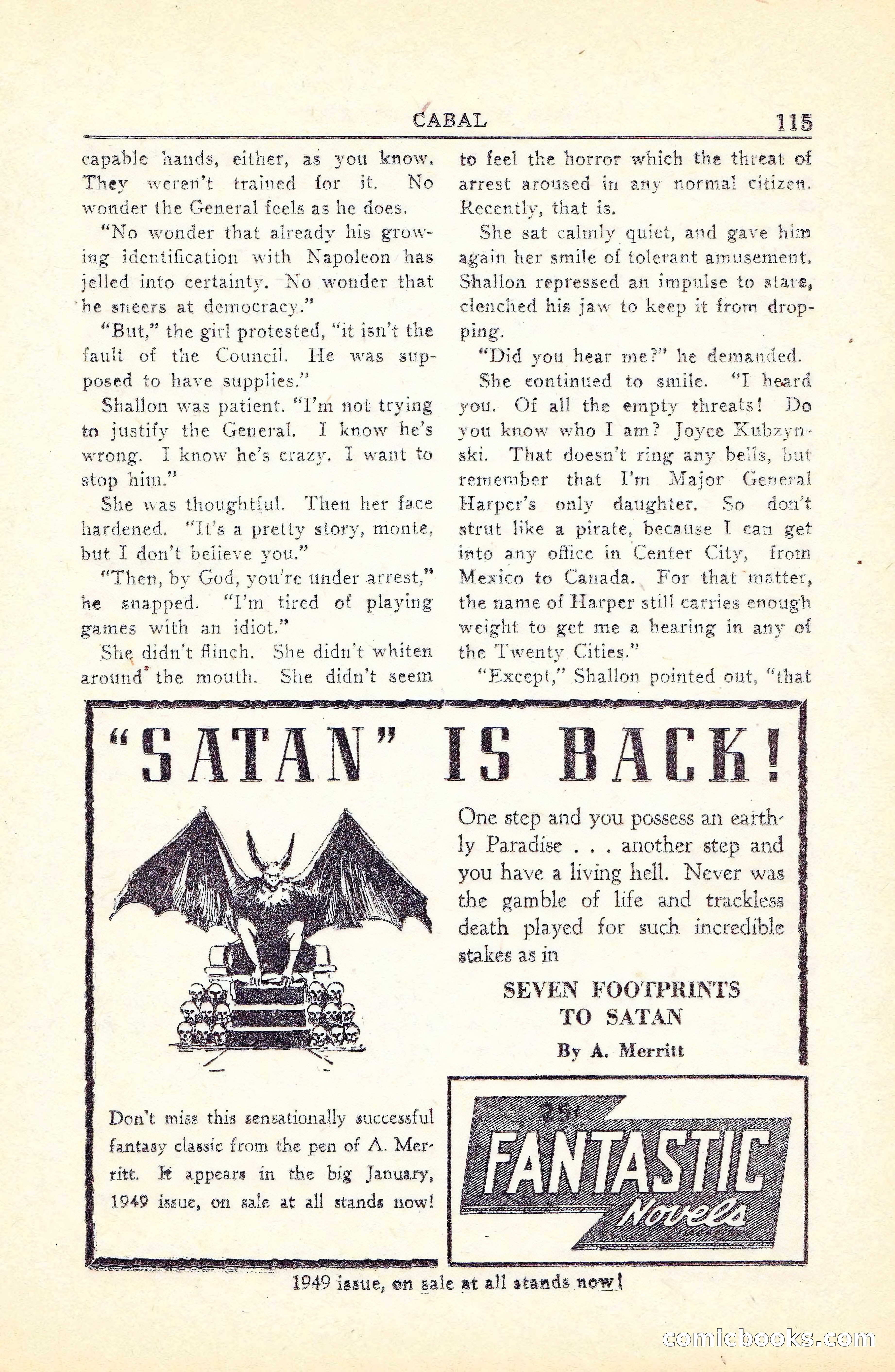 Super Science Stories, Vol. 5, No. 1 — page 116 of 132