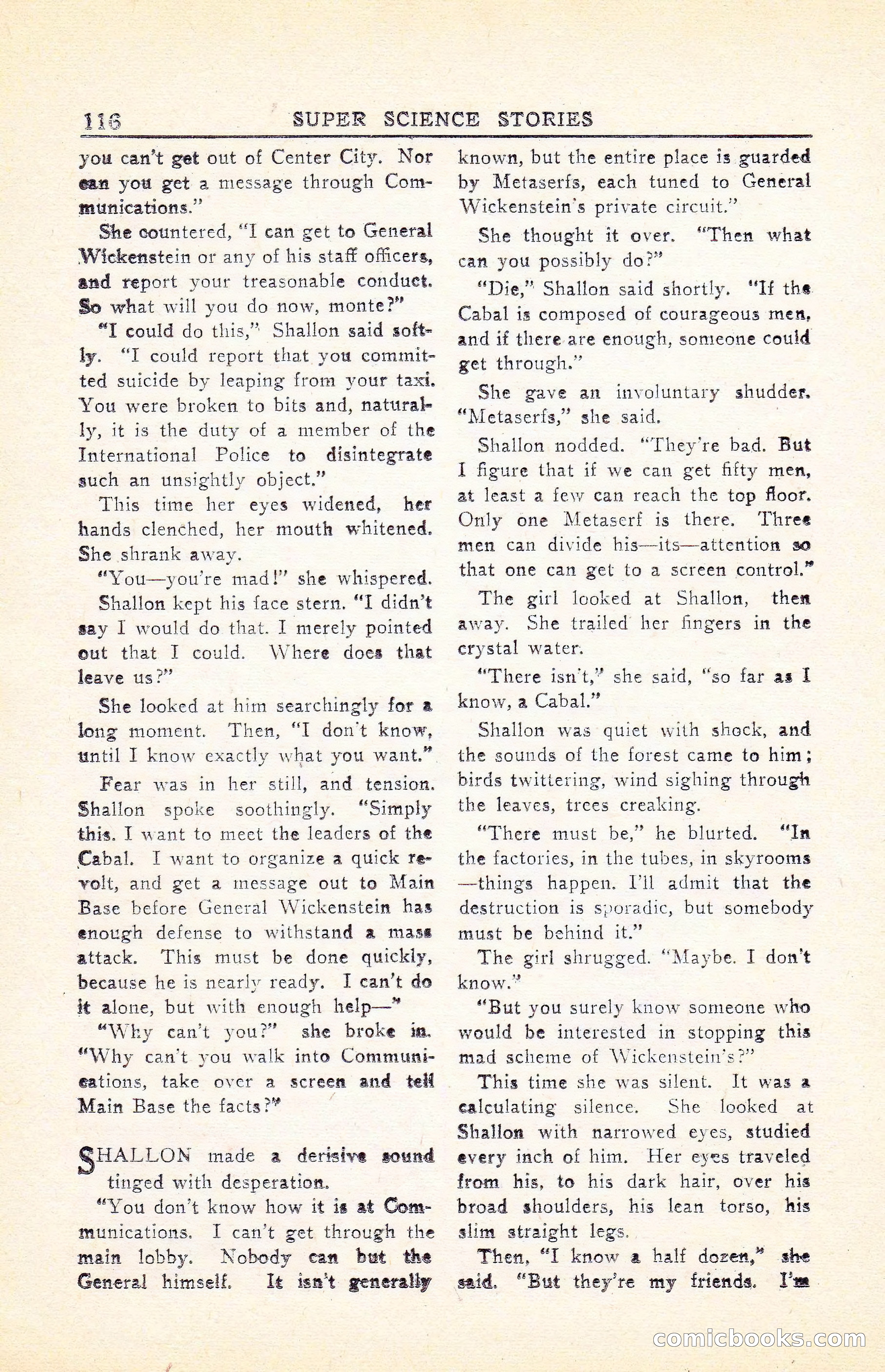Super Science Stories, Vol. 5, No. 1 — page 117 of 132