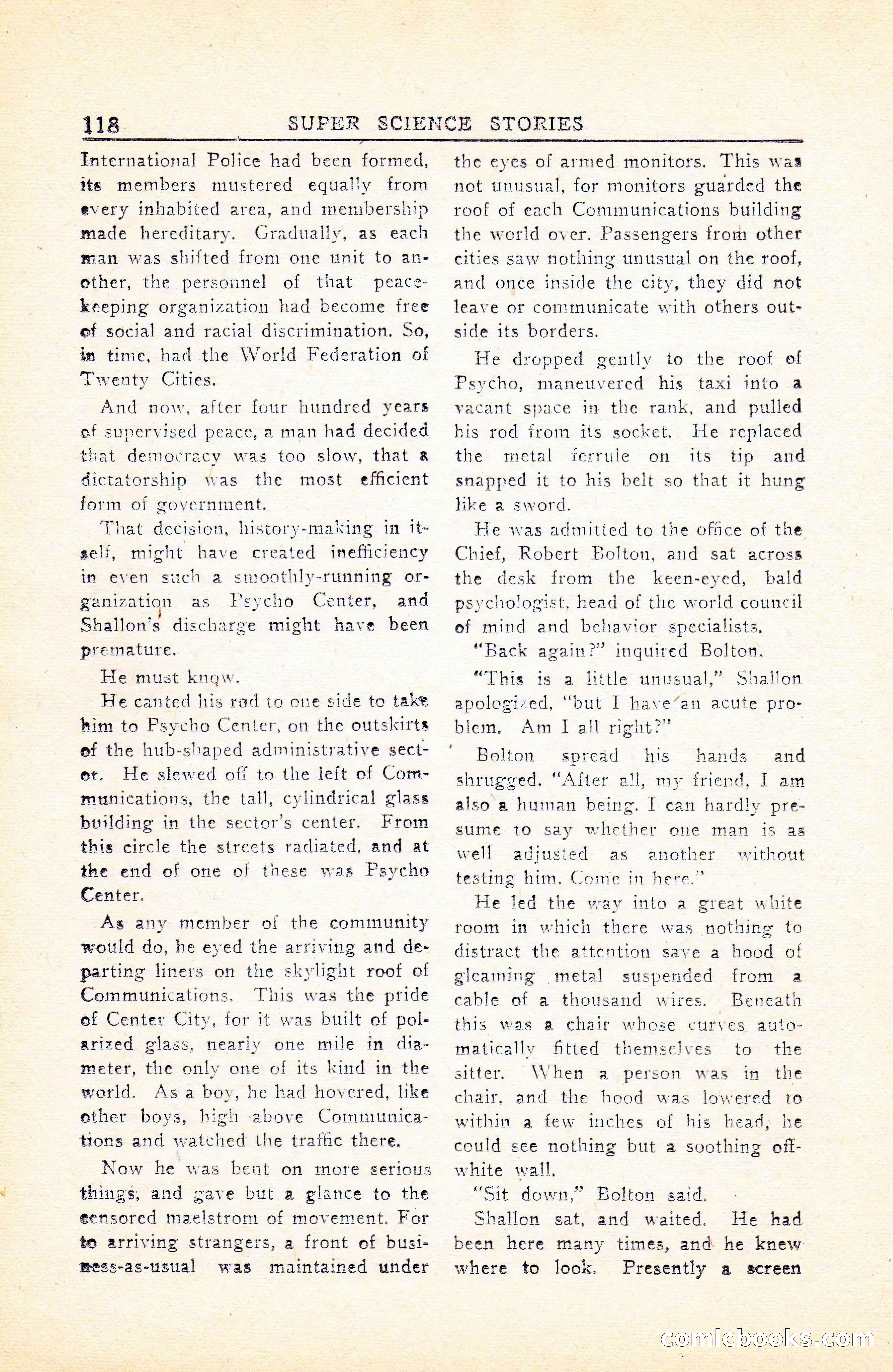 Super Science Stories, Vol. 5, No. 1 — page 119 of 132