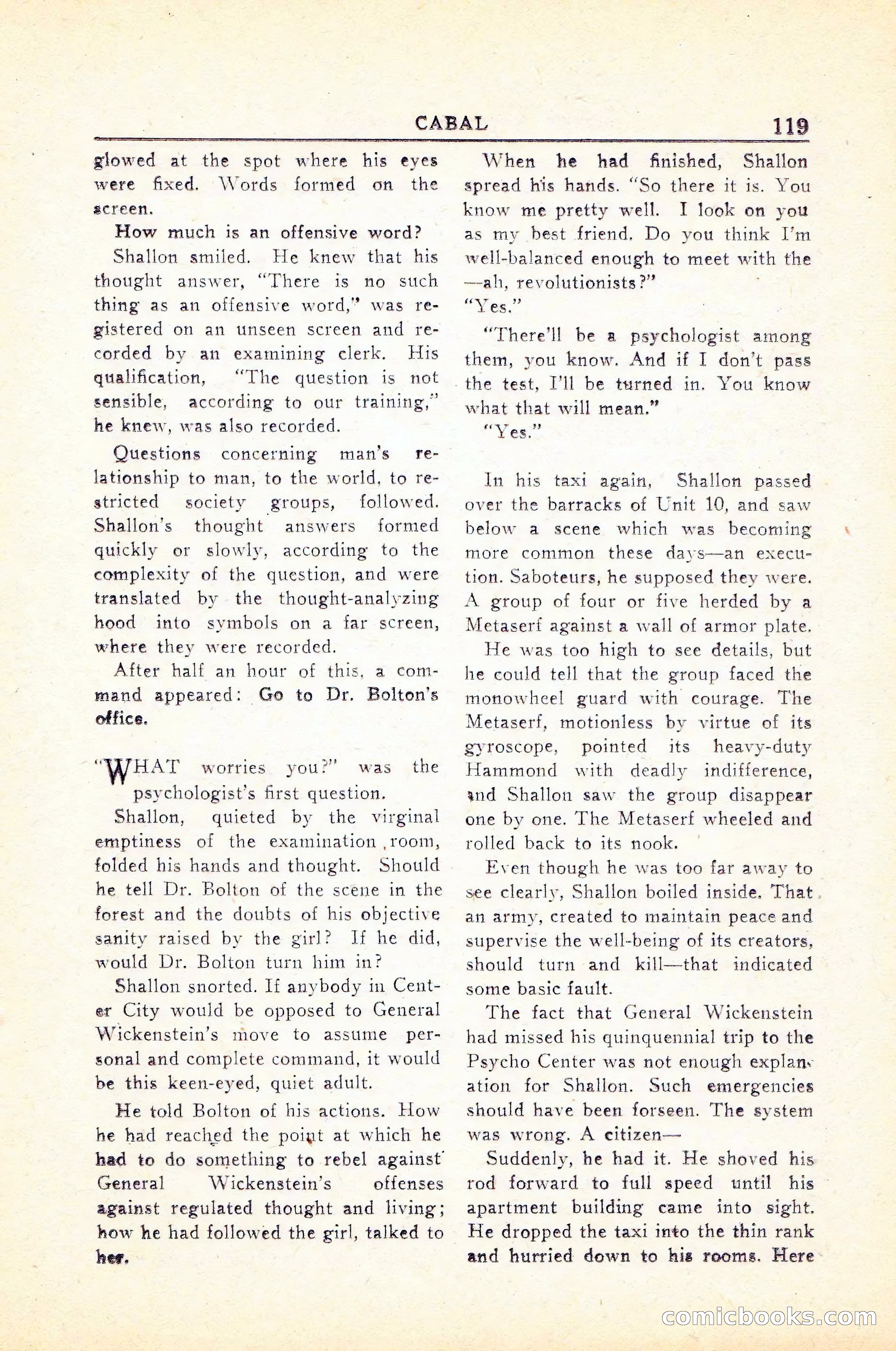 Super Science Stories, Vol. 5, No. 1 — page 120 of 132