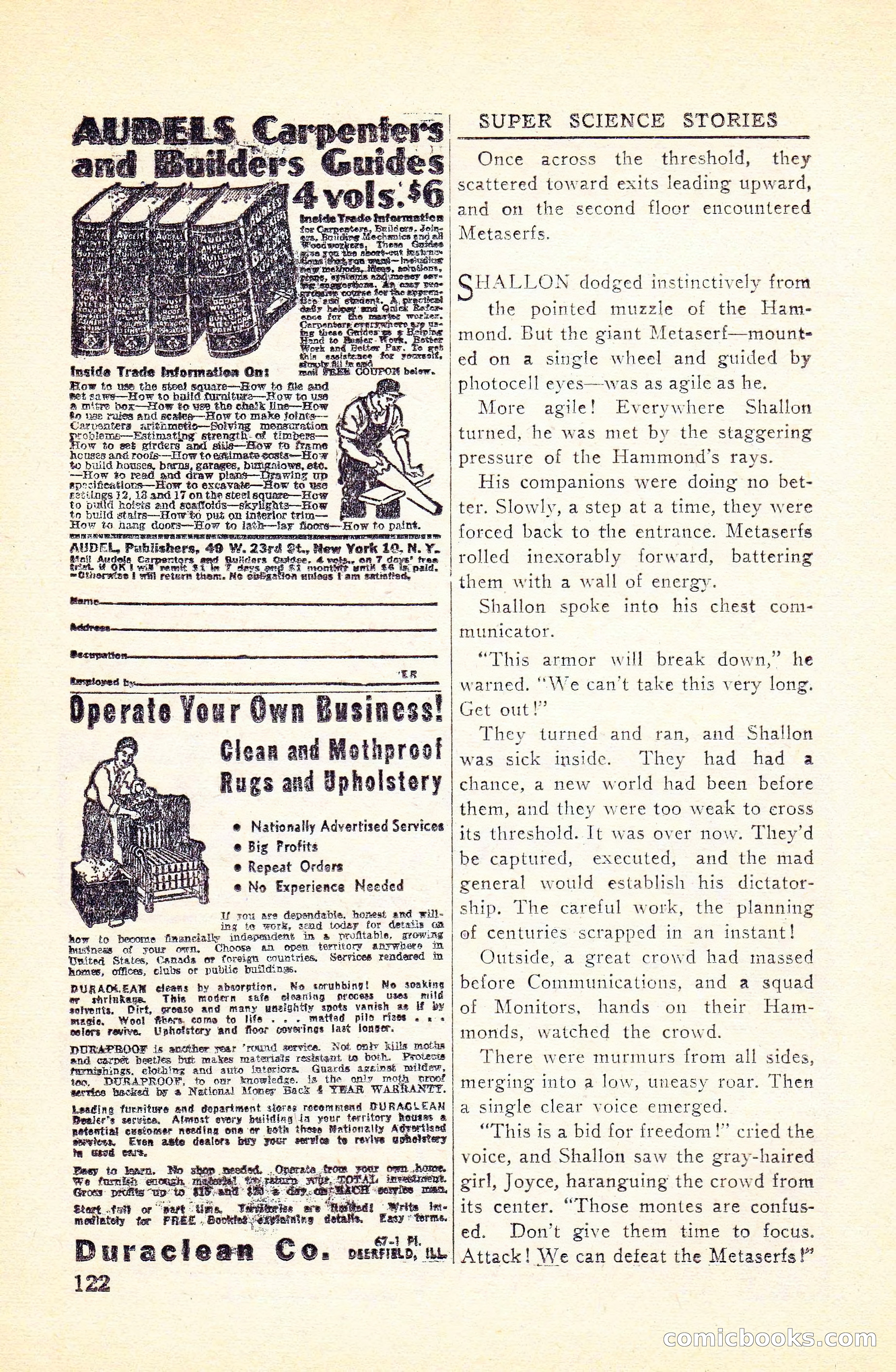 Super Science Stories, Vol. 5, No. 1 — page 123 of 132