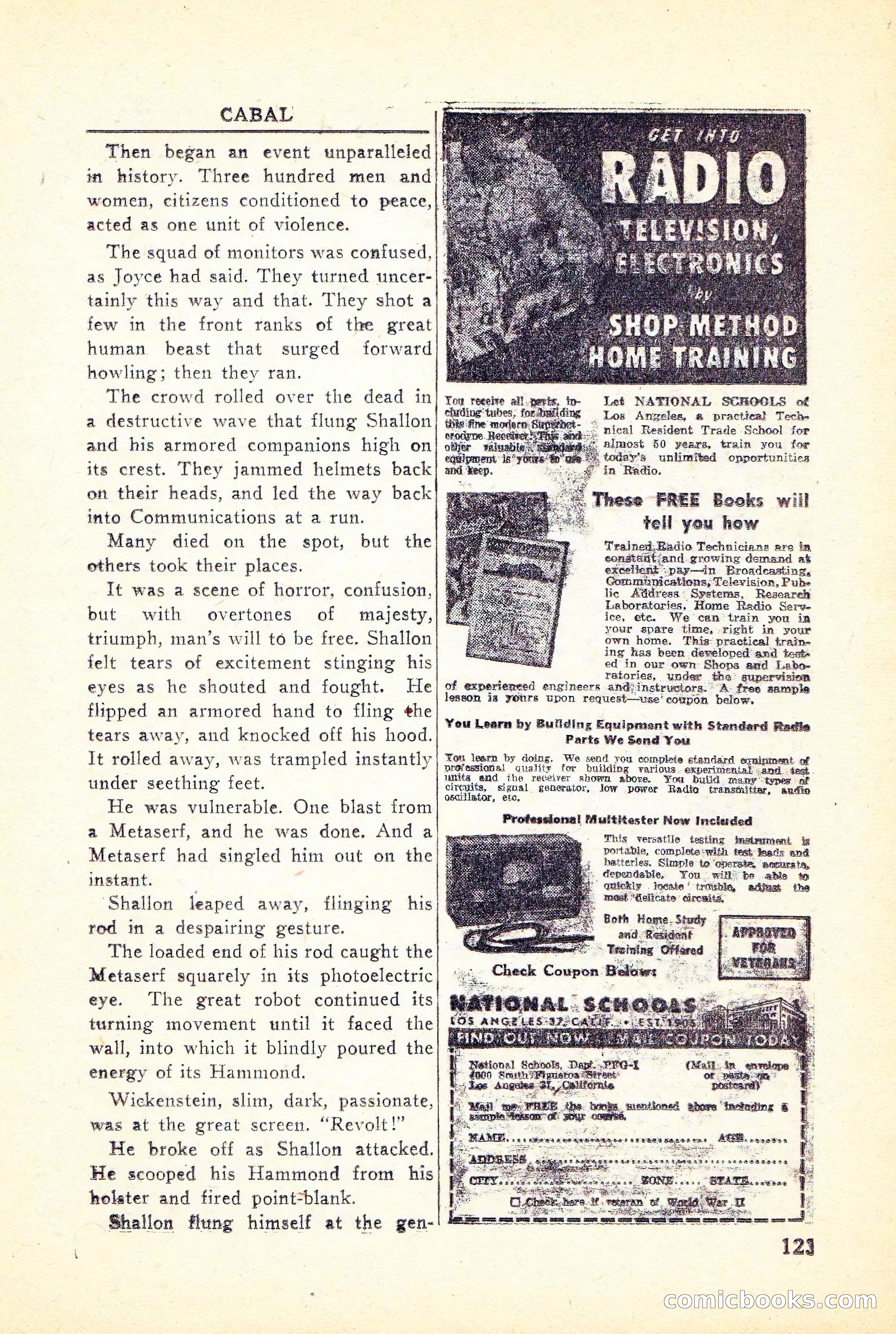 Super Science Stories, Vol. 5, No. 1 — page 124 of 132
