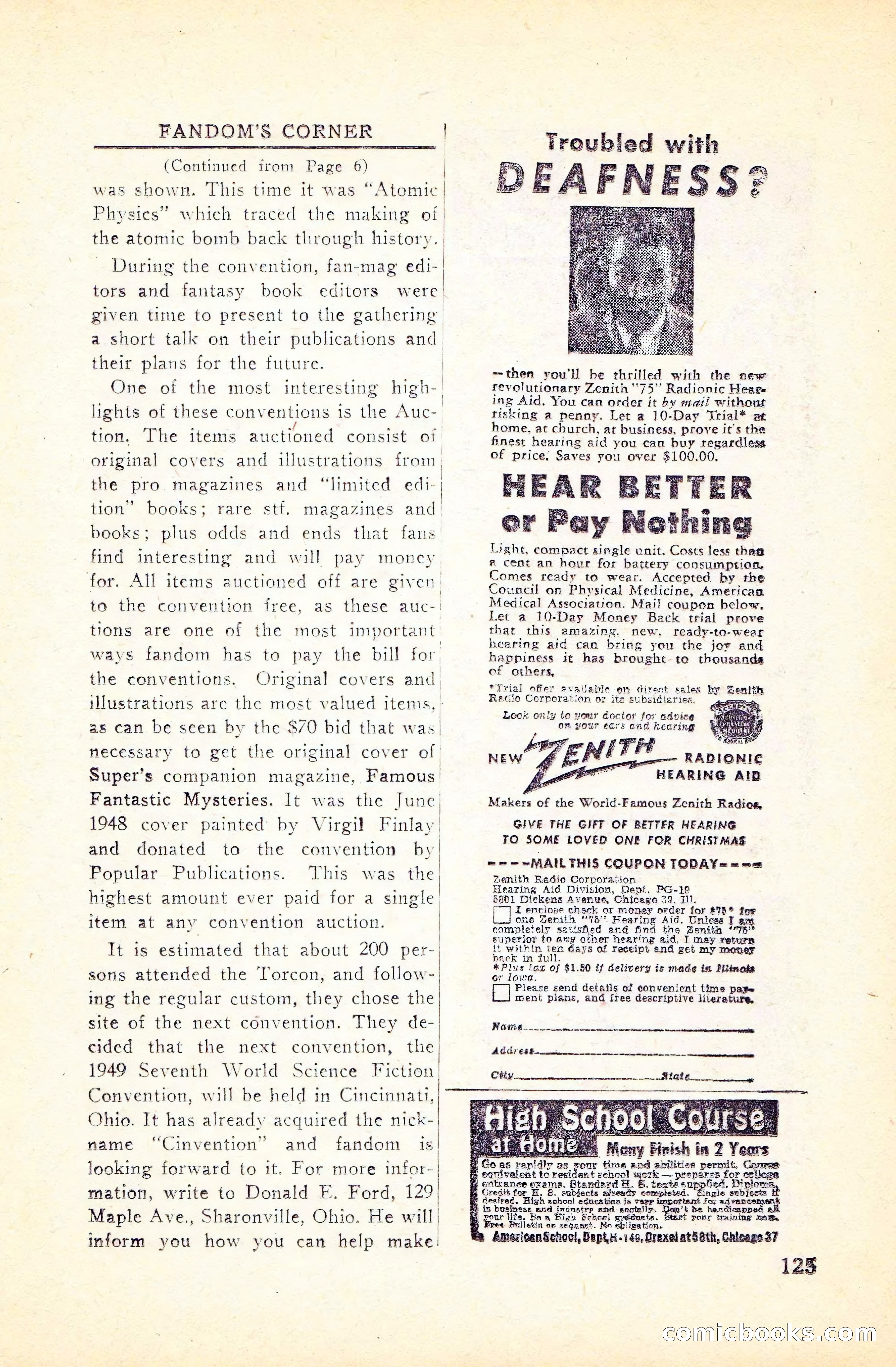 Super Science Stories, Vol. 5, No. 1 — page 126 of 132
