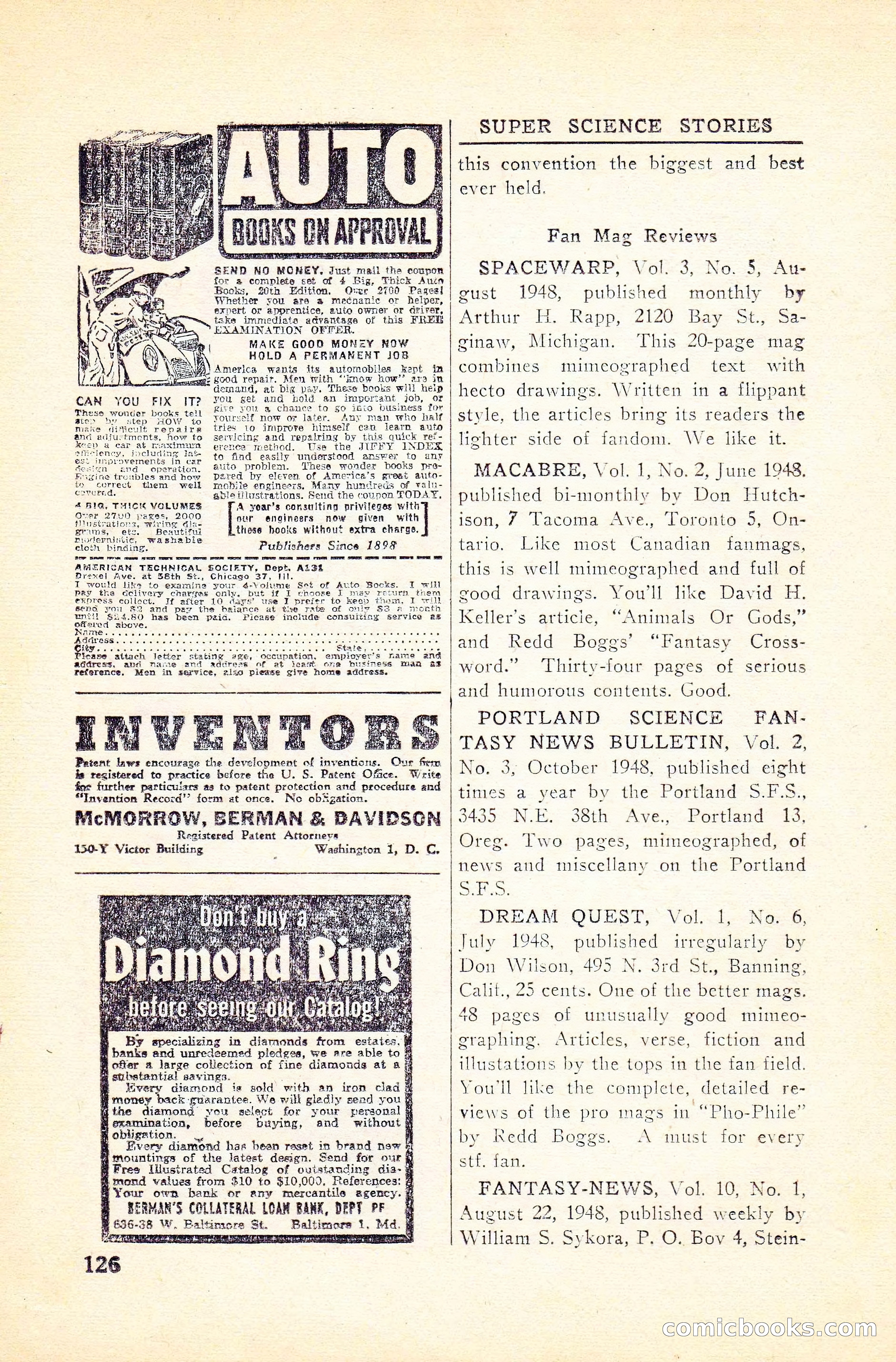 Super Science Stories, Vol. 5, No. 1 — page 127 of 132