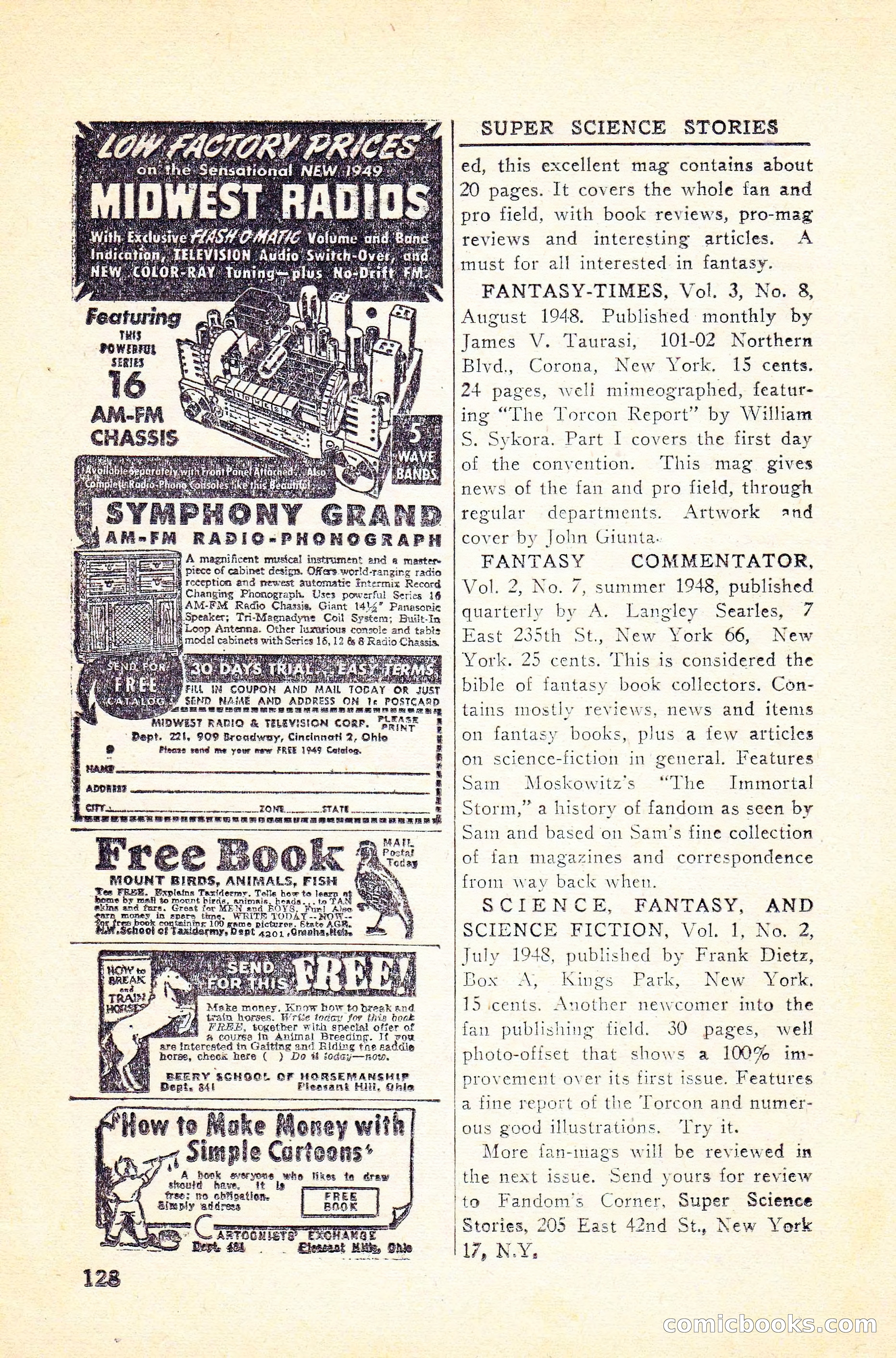 Super Science Stories, Vol. 5, No. 1 — page 129 of 132