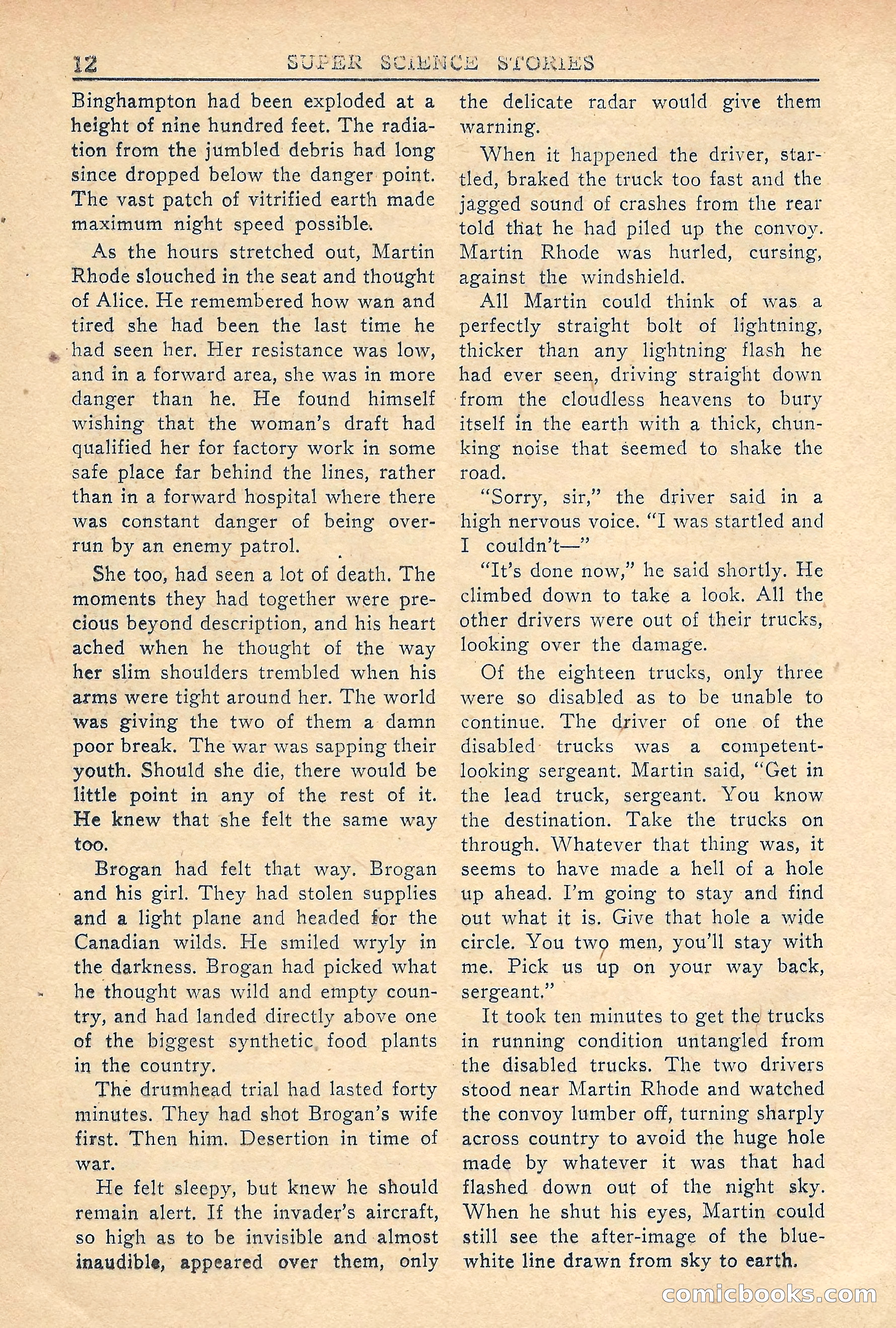 Super Science Stories, Vol. 5, No. 2 — page 12 of 132
