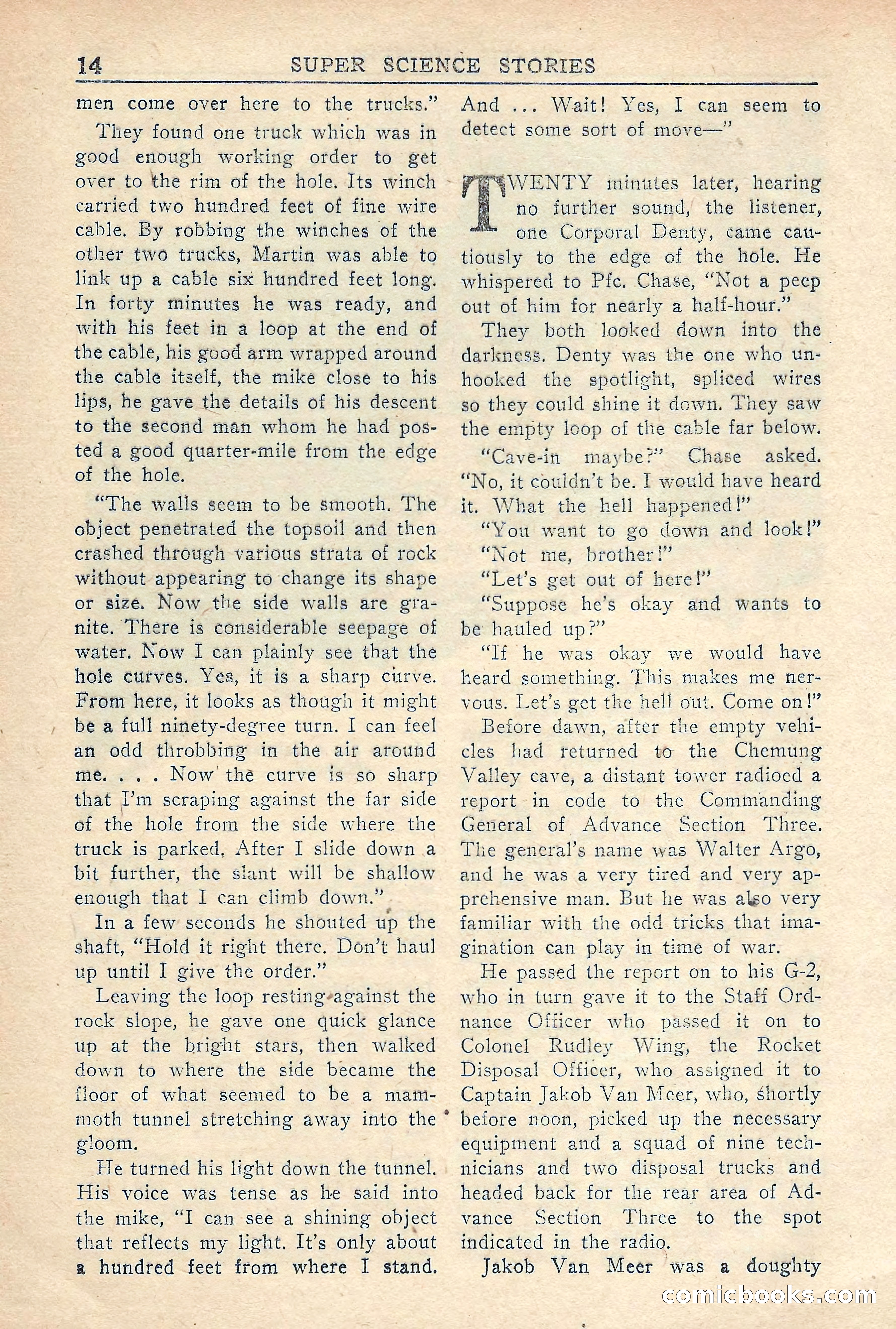 Super Science Stories, Vol. 5, No. 2 — page 14 of 132