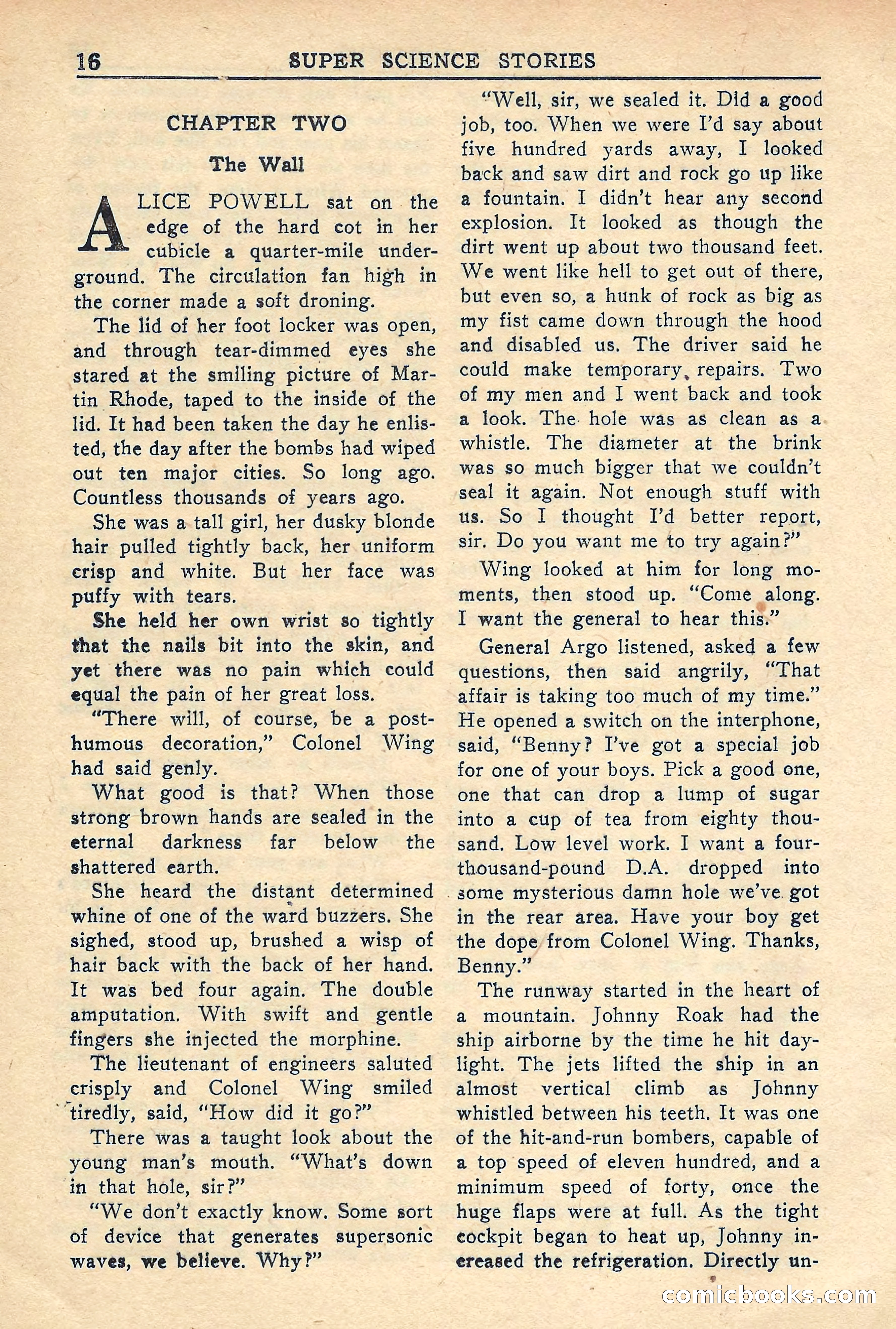 Super Science Stories, Vol. 5, No. 2 — page 16 of 132