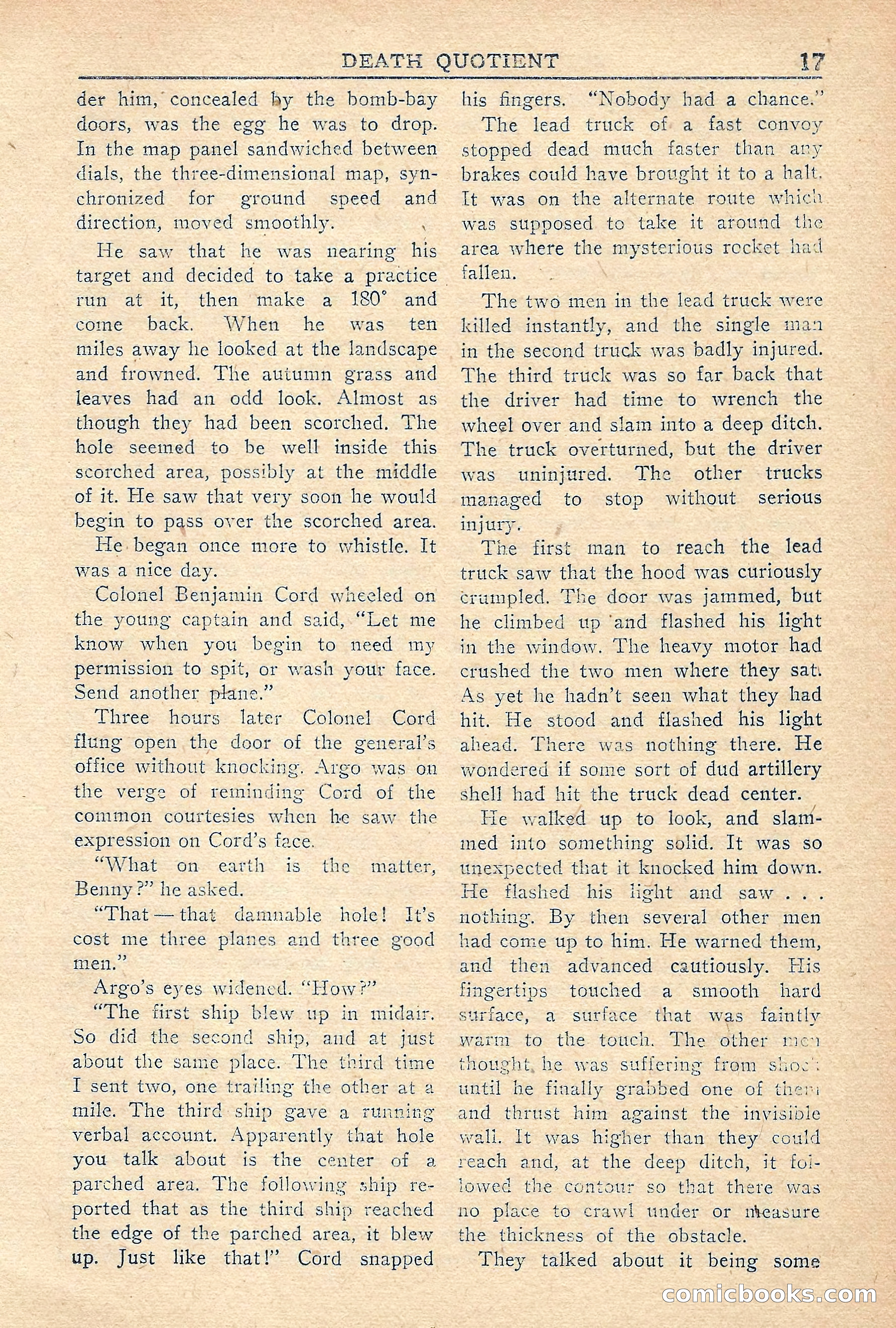 Super Science Stories, Vol. 5, No. 2 — page 17 of 132