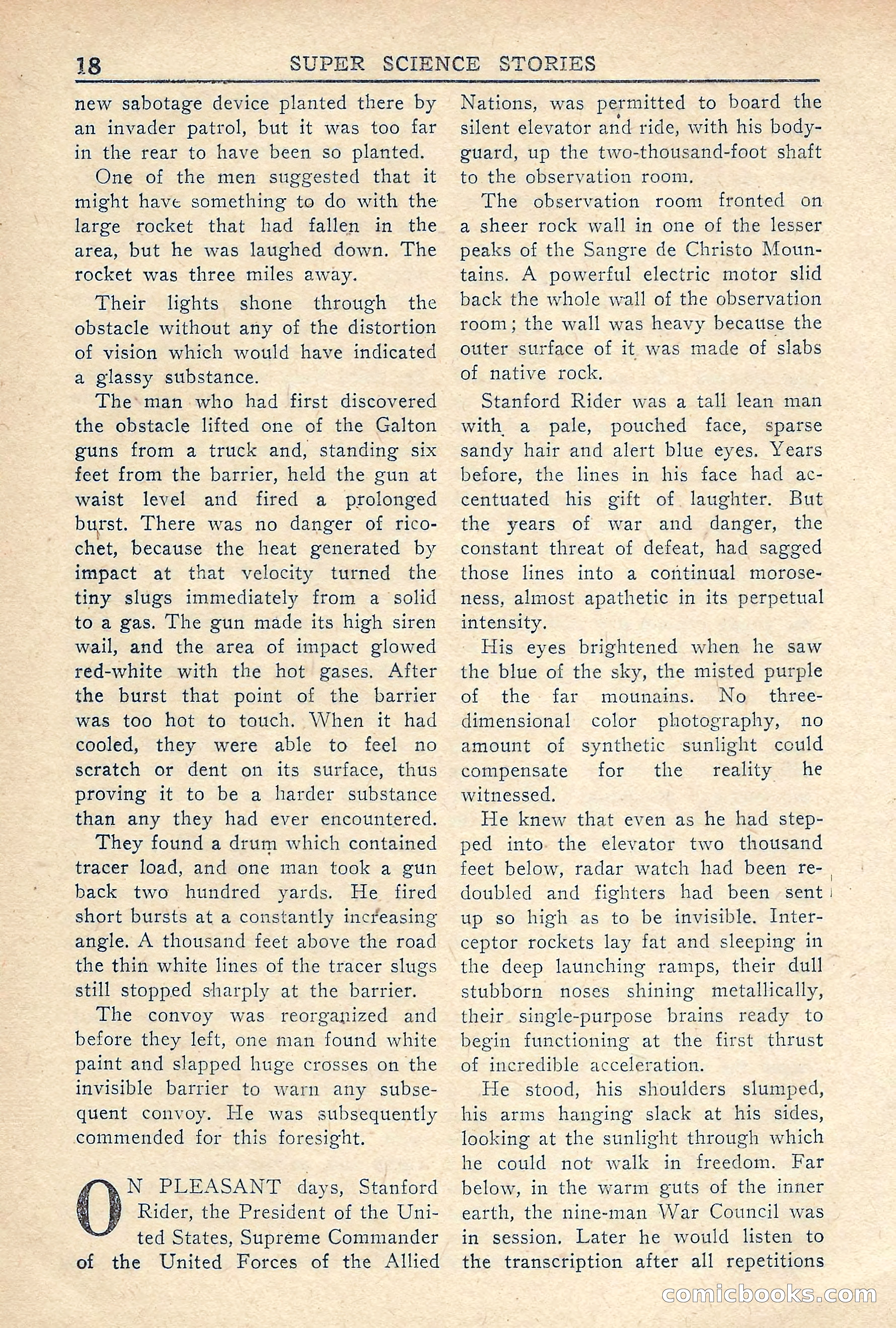 Super Science Stories, Vol. 5, No. 2 — page 18 of 132