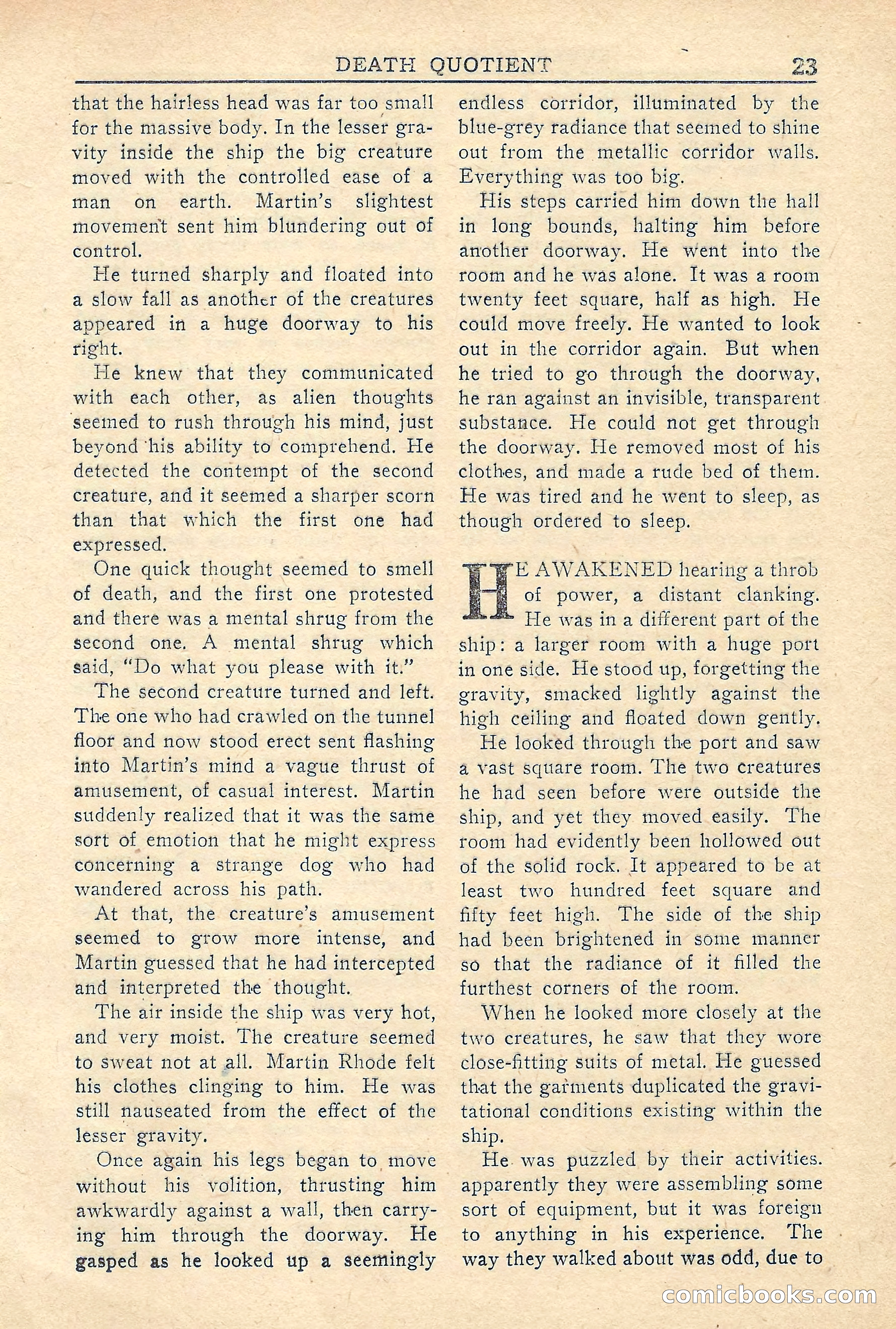 Super Science Stories, Vol. 5, No. 2 — page 23 of 132