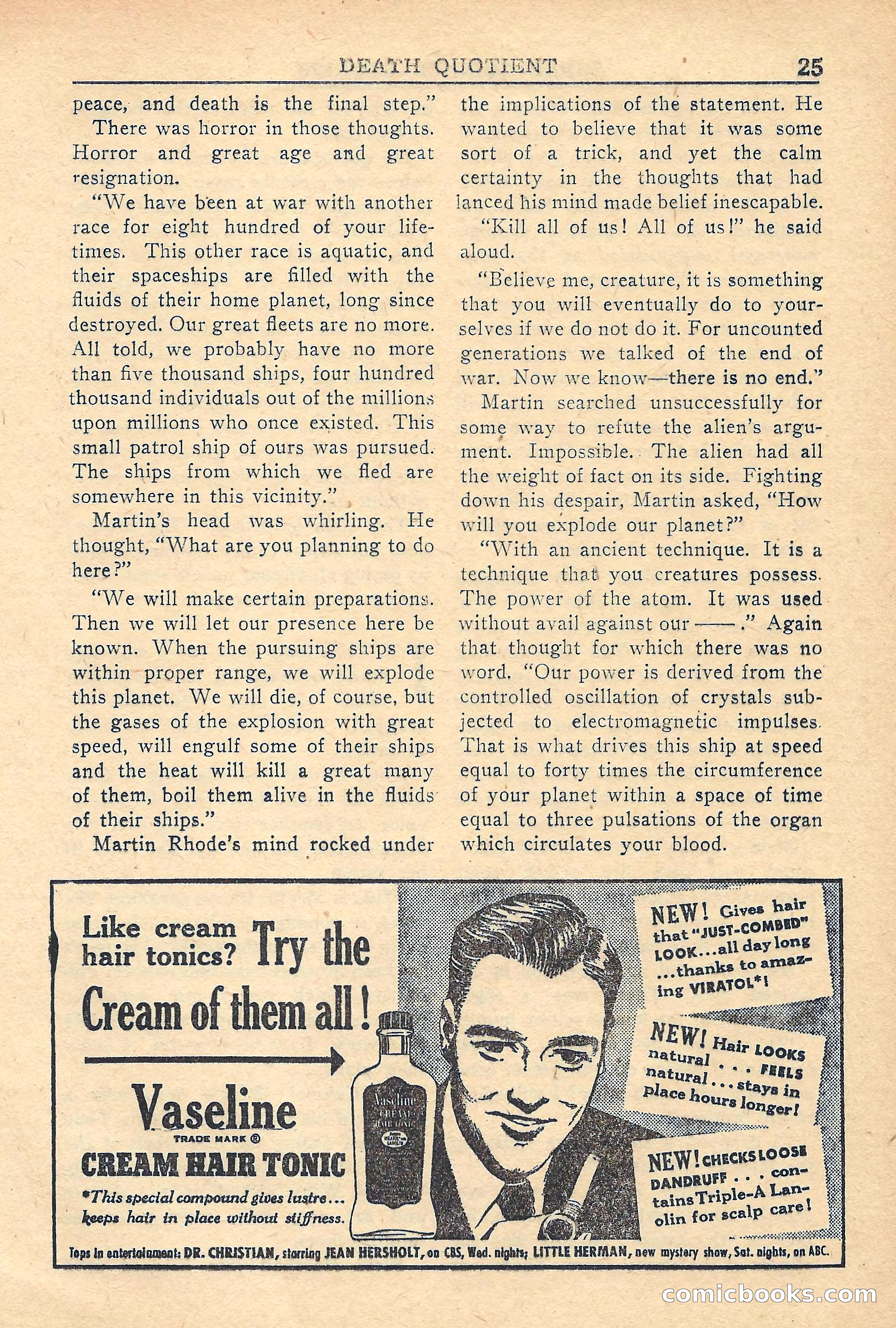 Super Science Stories, Vol. 5, No. 2 — page 25 of 132