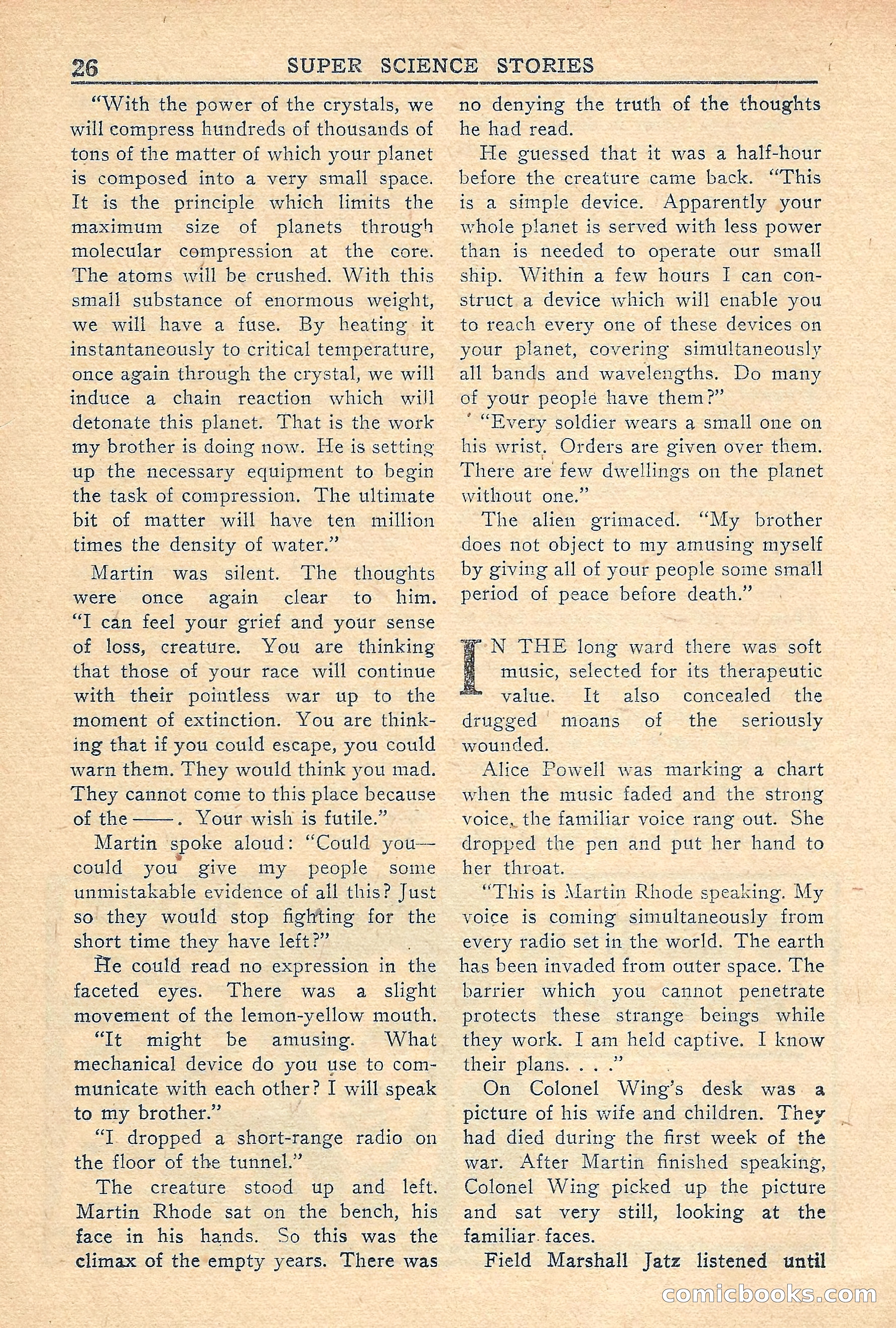 Super Science Stories, Vol. 5, No. 2 — page 26 of 132