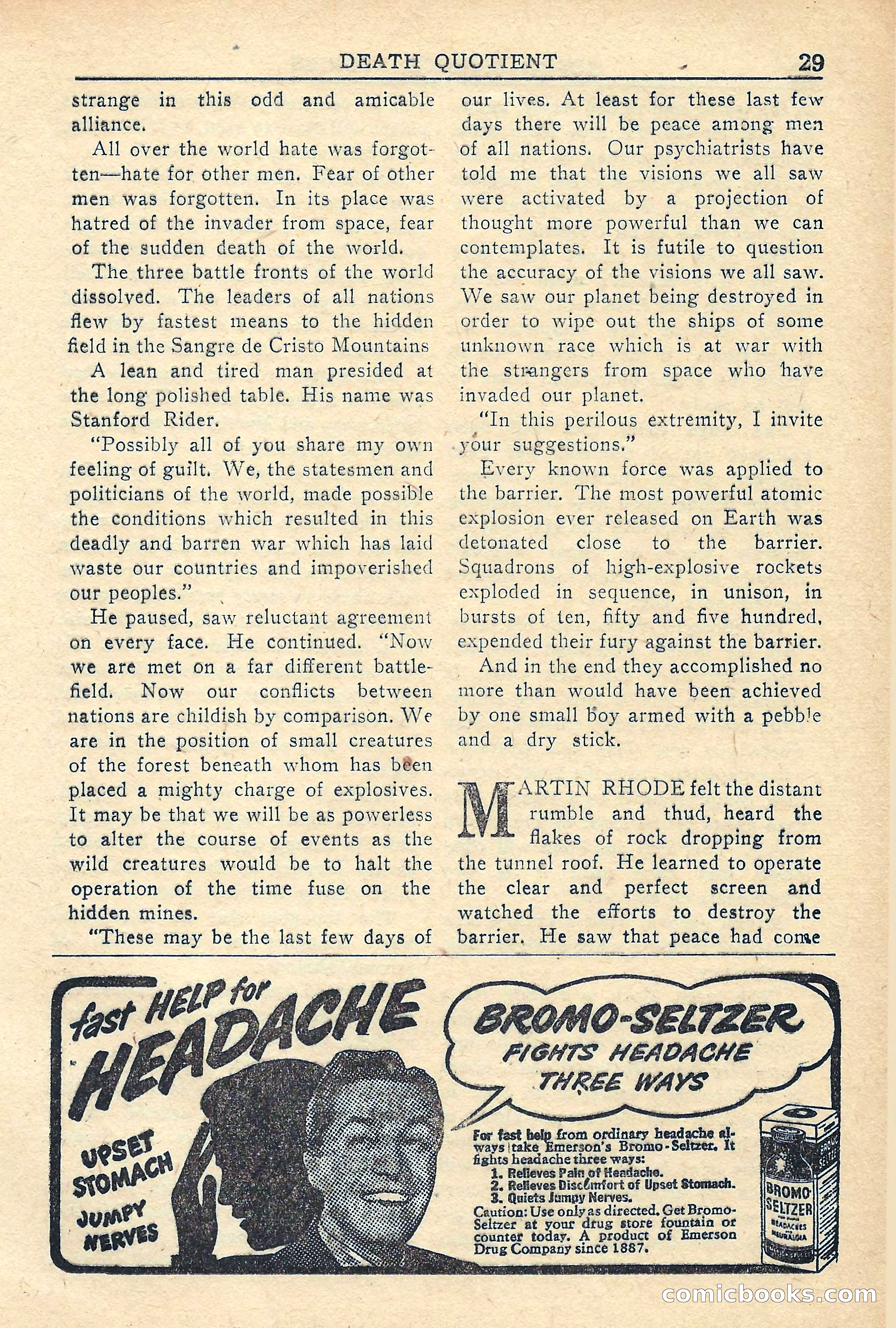 Super Science Stories, Vol. 5, No. 2 — page 29 of 132
