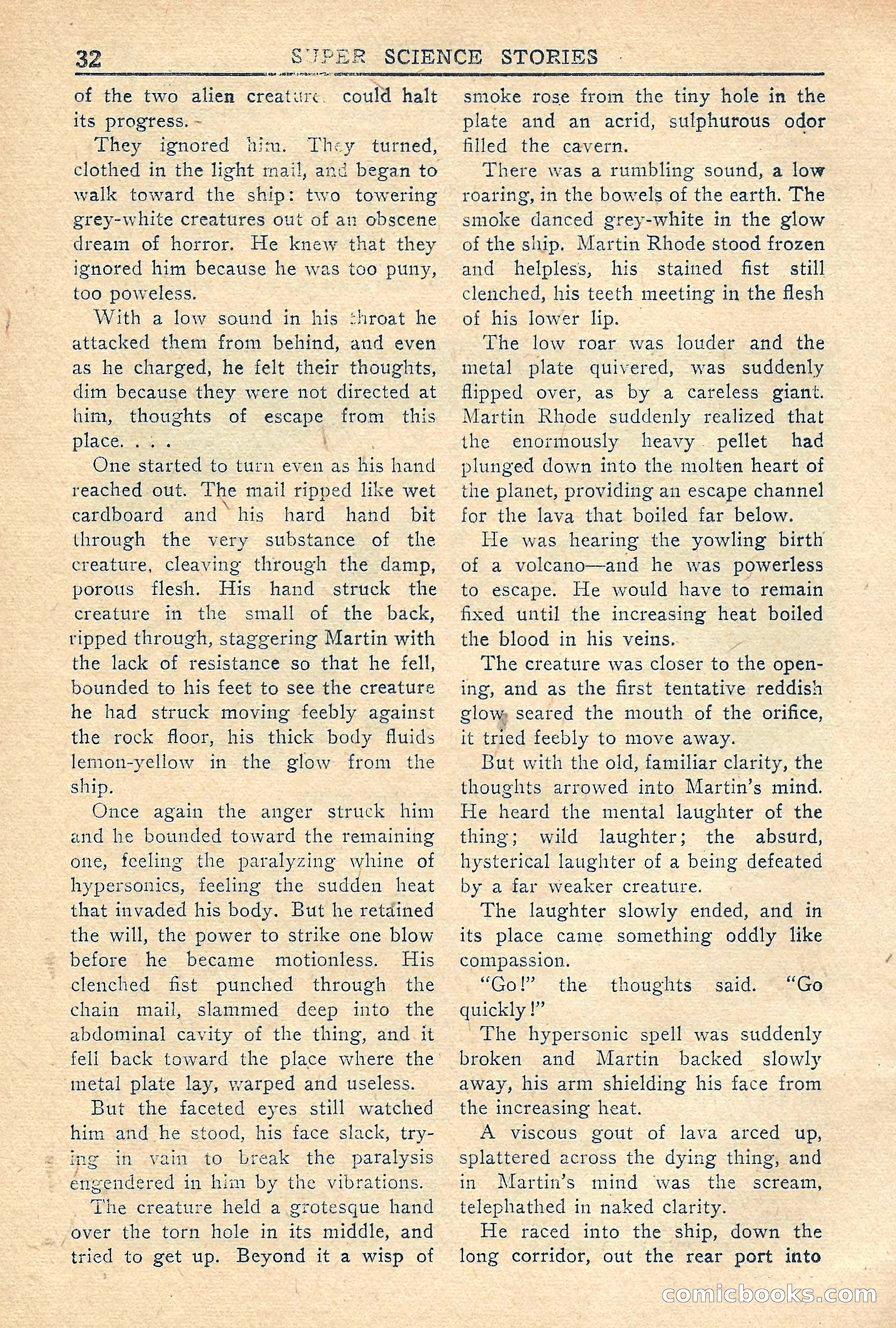 Super Science Stories, Vol. 5, No. 2 — page 32 of 132