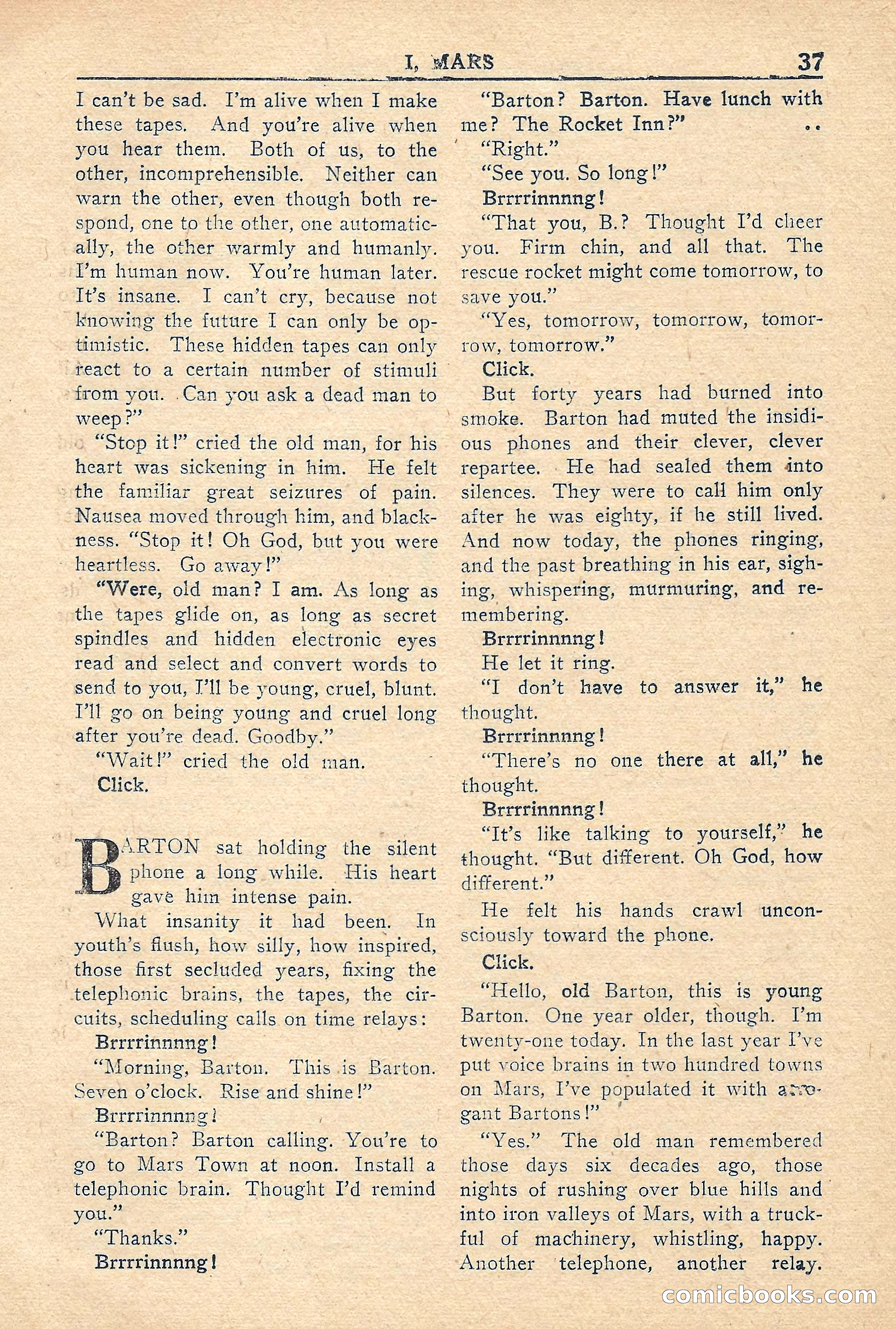 Super Science Stories, Vol. 5, No. 2 — page 37 of 132