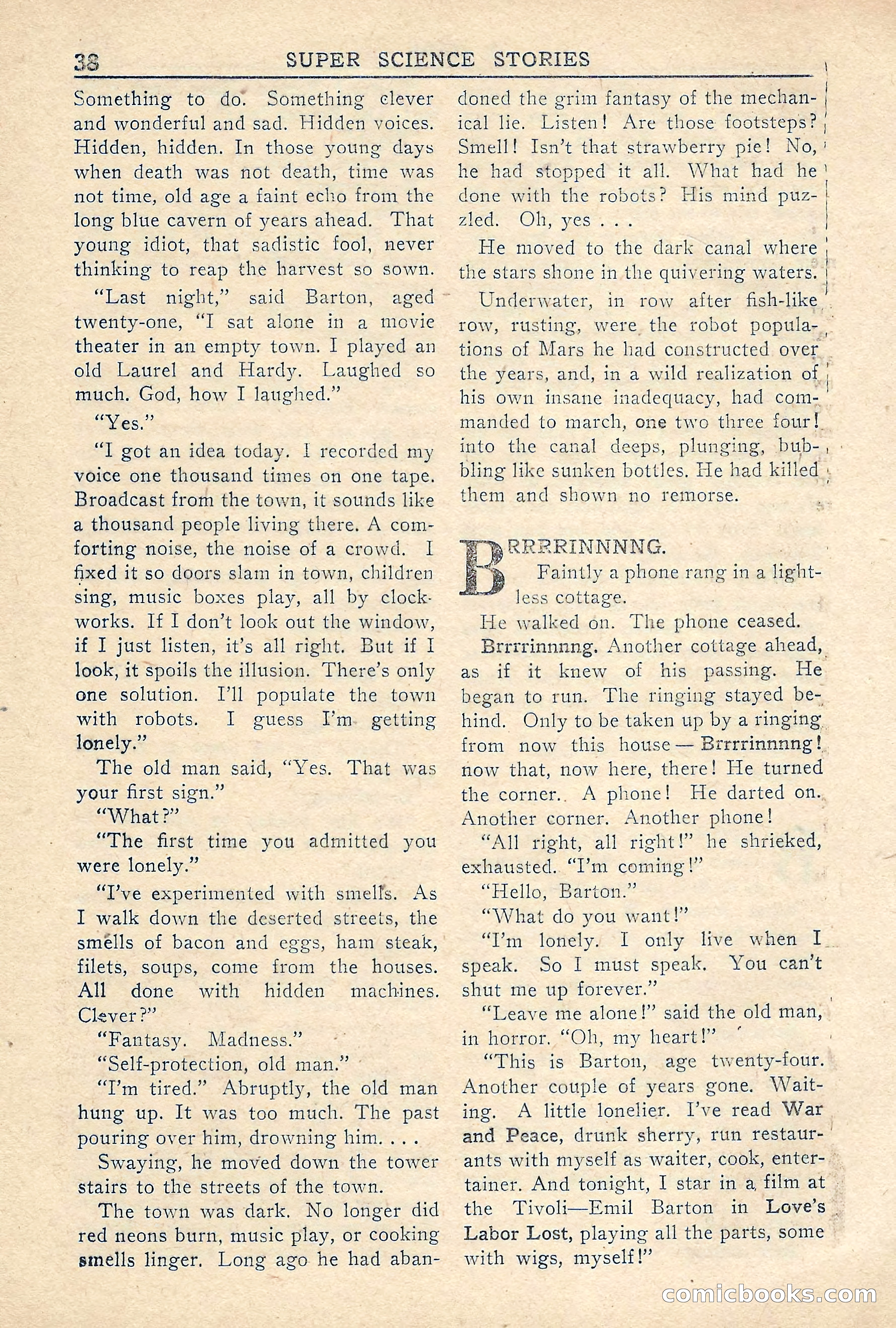 Super Science Stories, Vol. 5, No. 2 — page 38 of 132