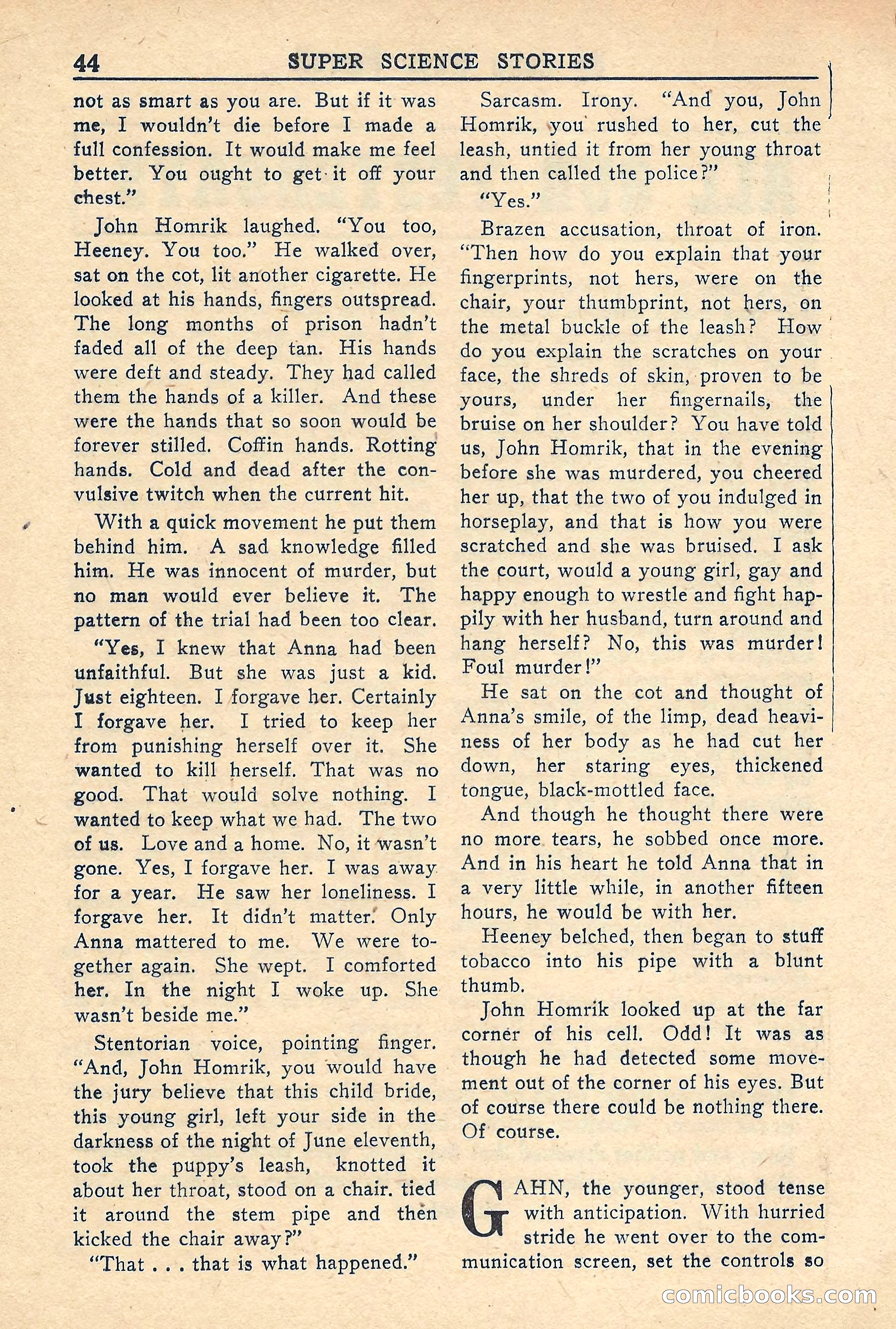 Super Science Stories, Vol. 5, No. 2 — page 44 of 132