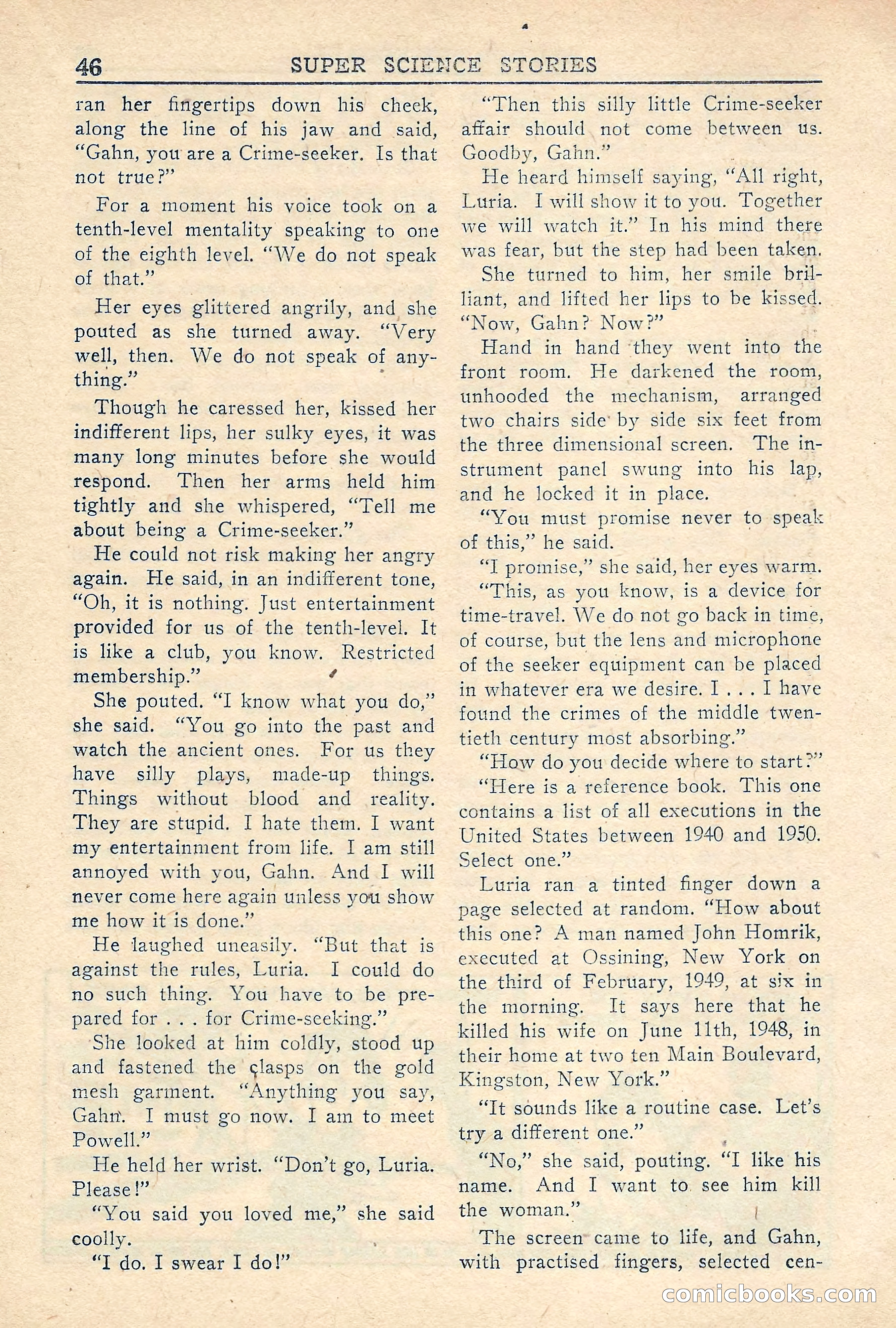 Super Science Stories, Vol. 5, No. 2 — page 46 of 132