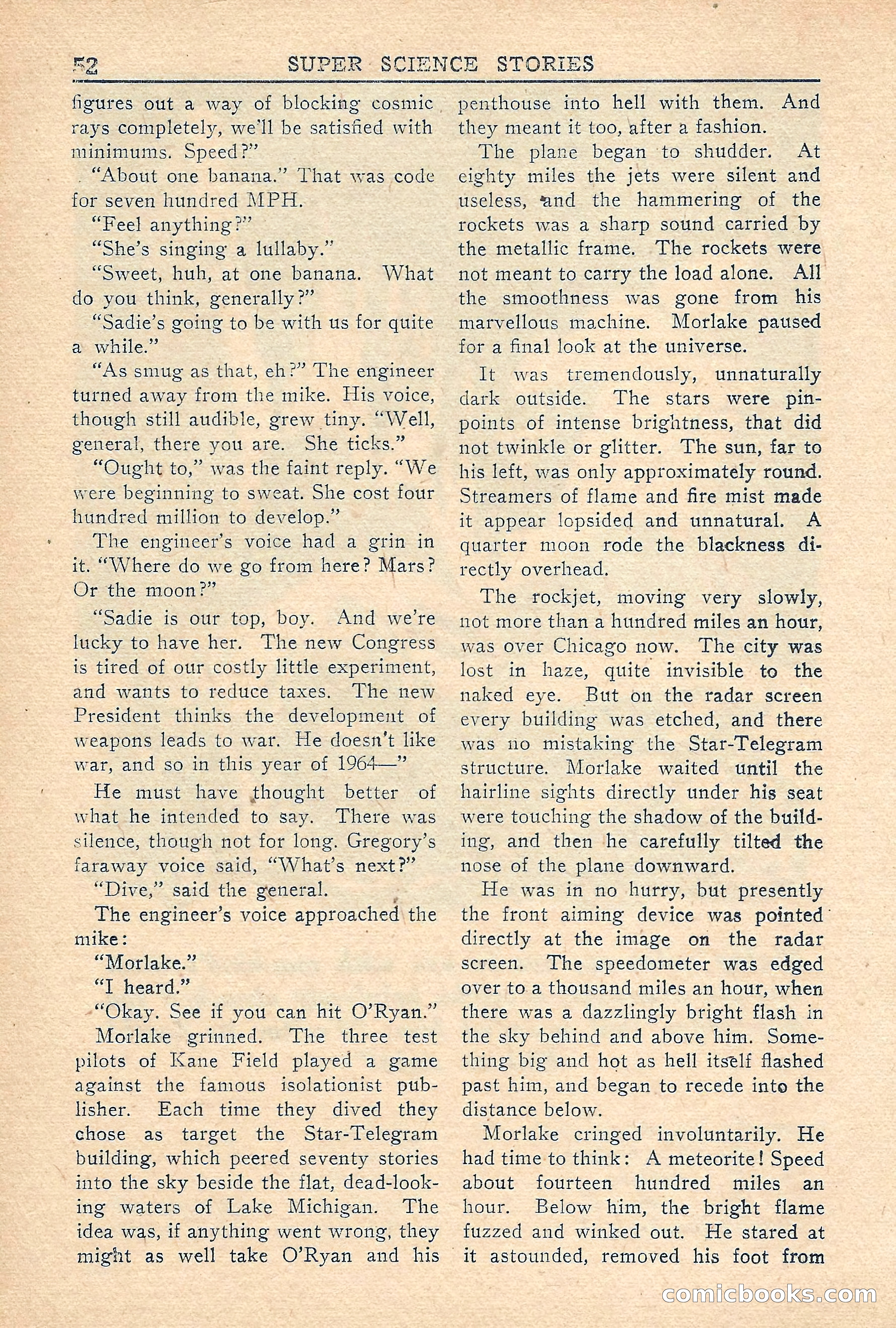 Super Science Stories, Vol. 5, No. 2 — page 52 of 132