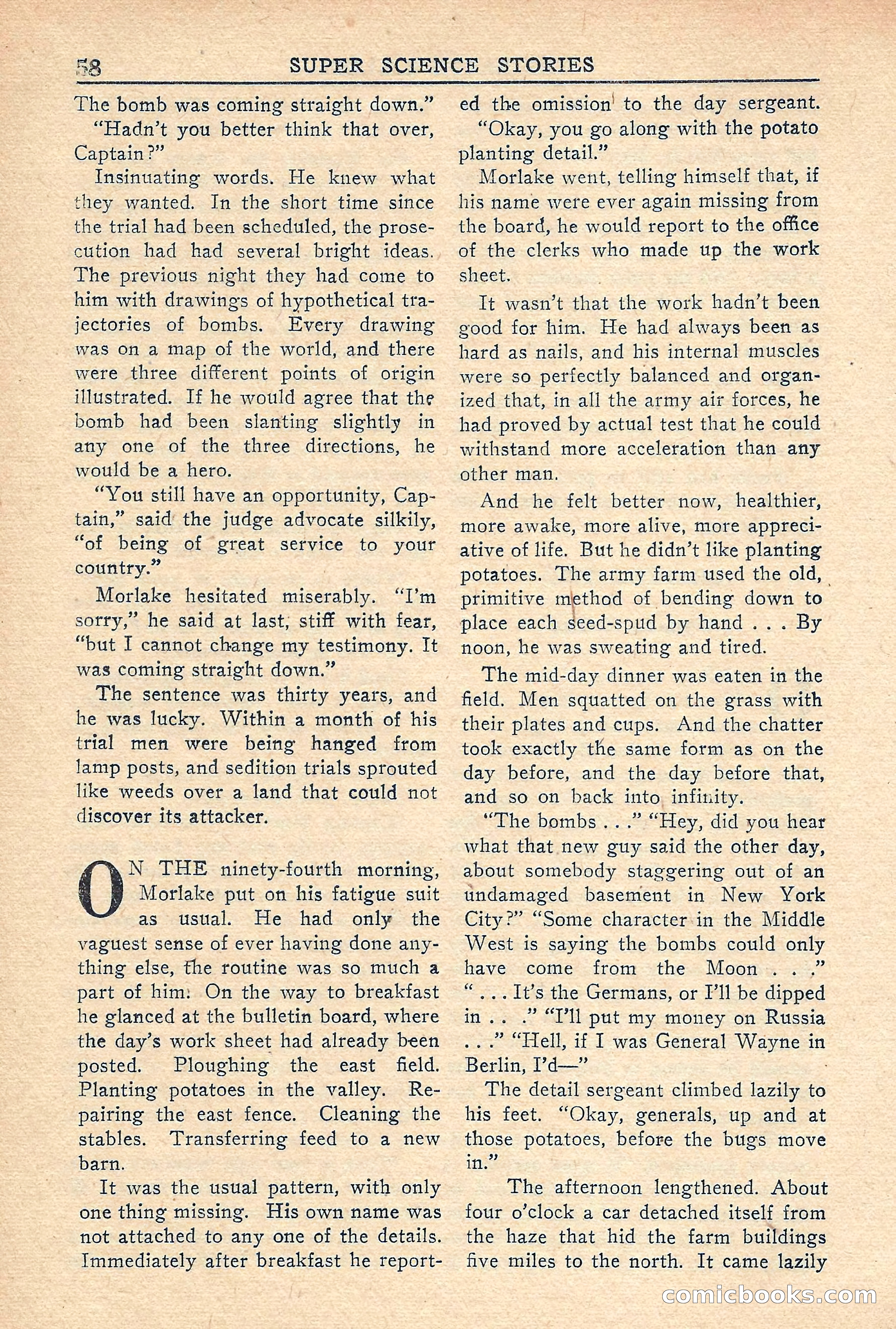 Super Science Stories, Vol. 5, No. 2 — page 58 of 132