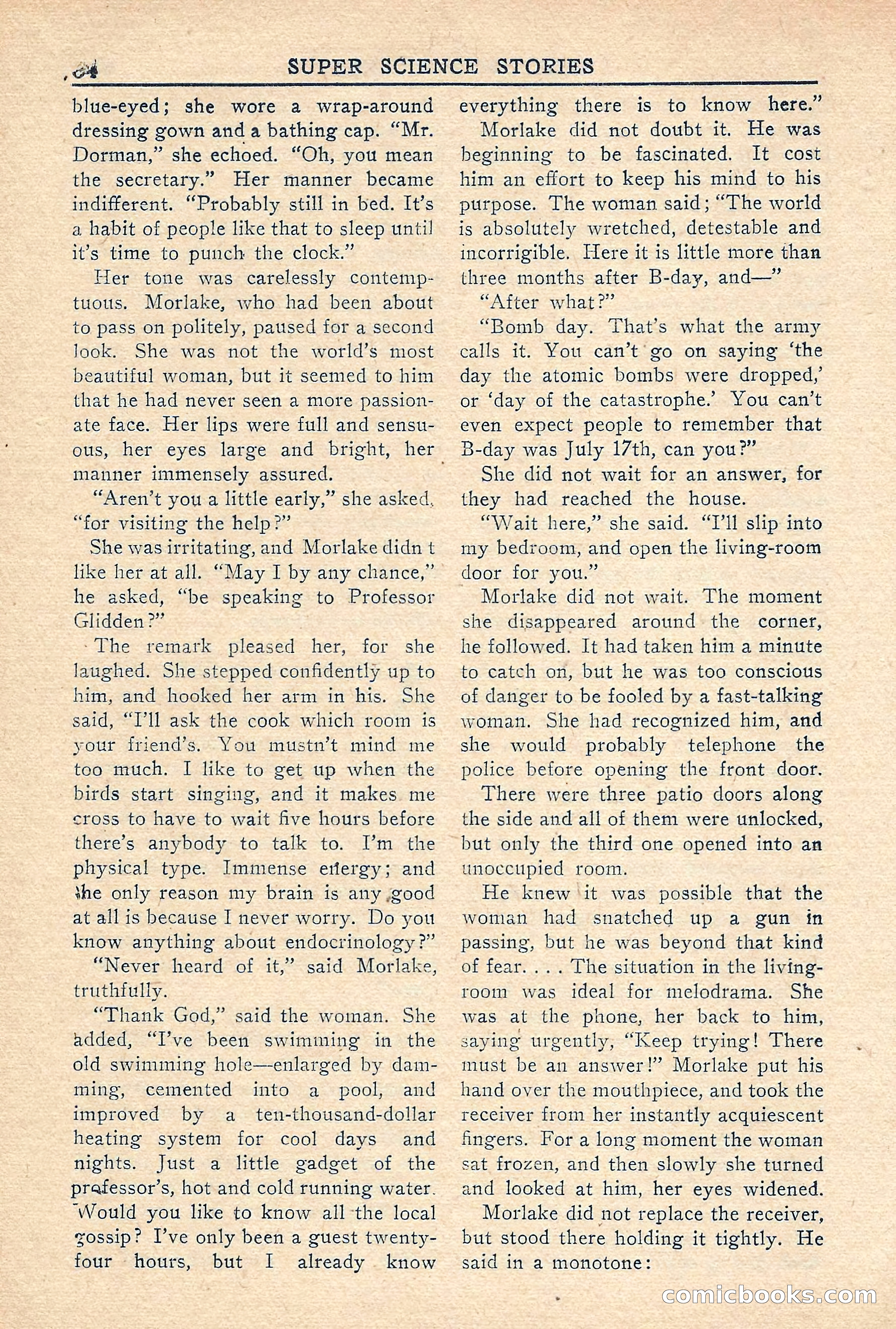 Super Science Stories, Vol. 5, No. 2 — page 64 of 132