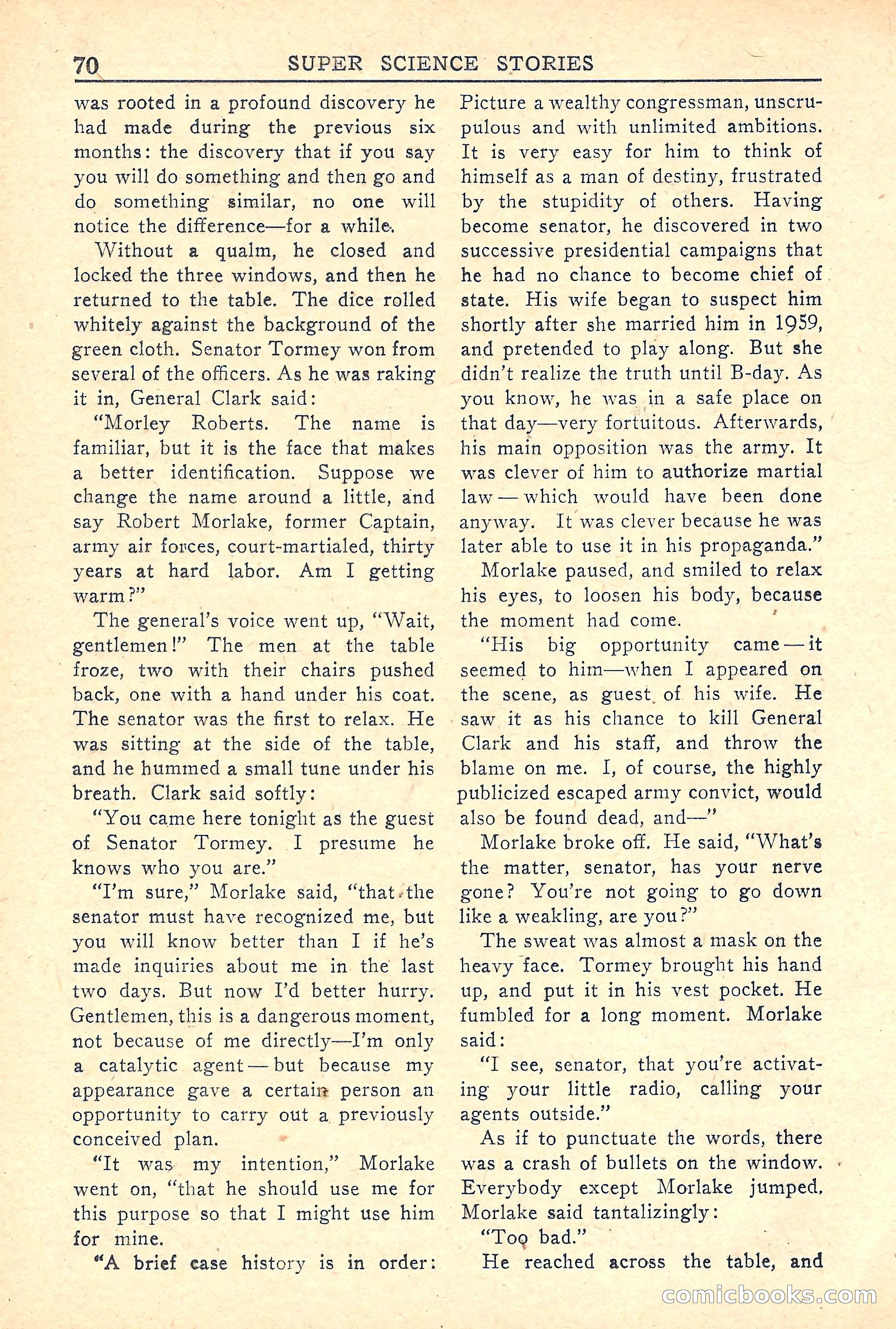 Super Science Stories, Vol. 5, No. 2 — page 70 of 132