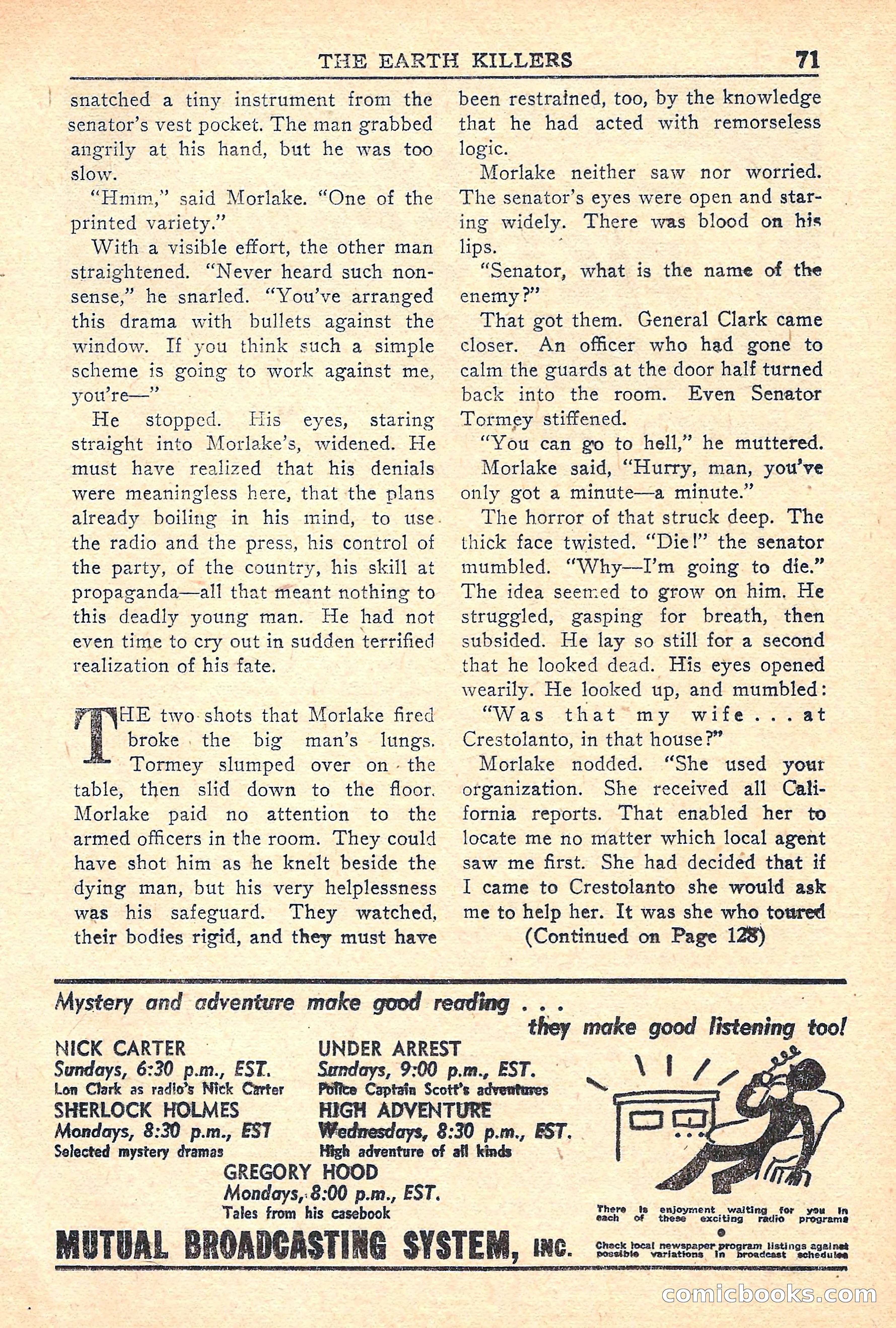 Super Science Stories, Vol. 5, No. 2 — page 71 of 132