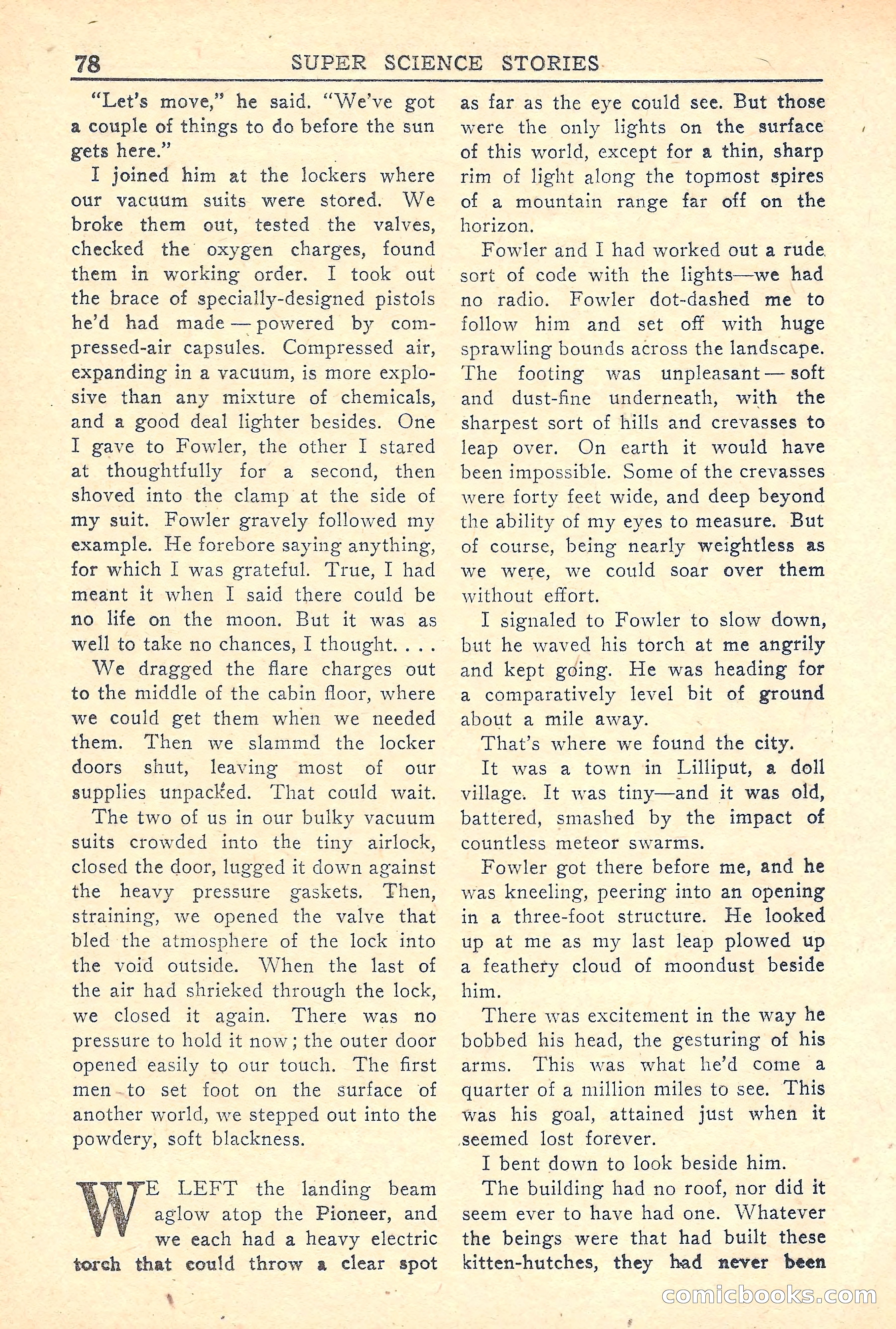 Super Science Stories, Vol. 5, No. 2 — page 78 of 132