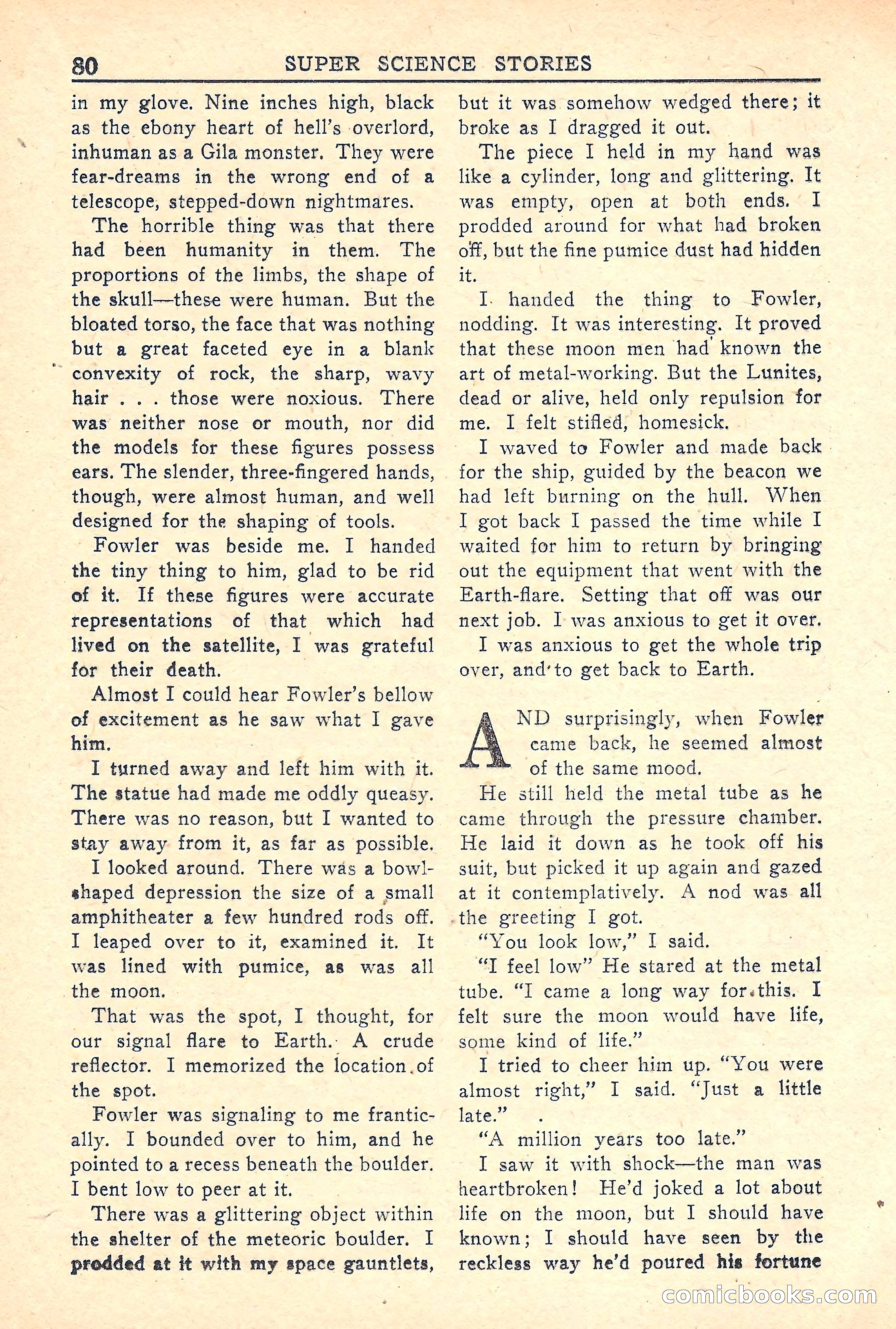 Super Science Stories, Vol. 5, No. 2 — page 80 of 132