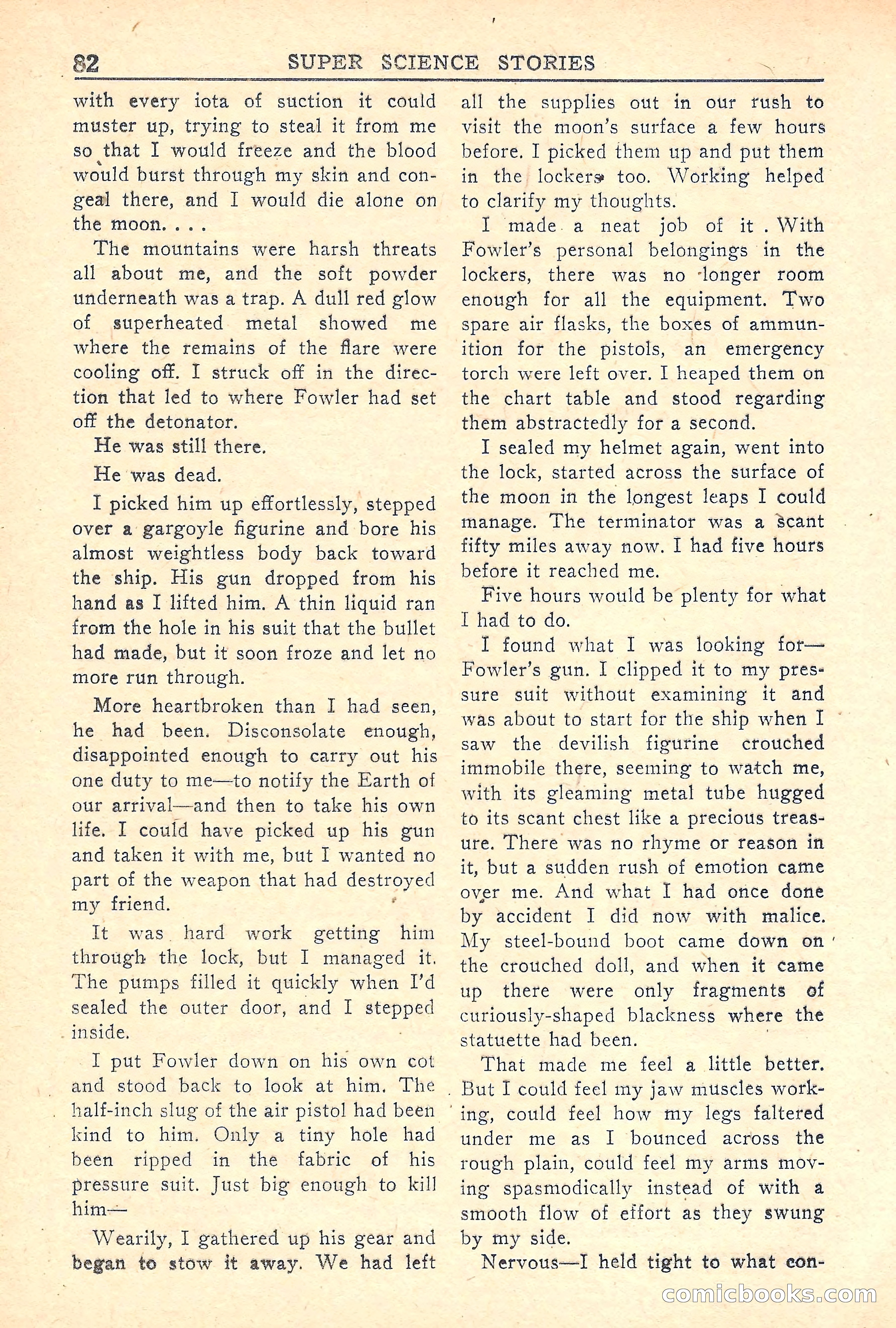 Super Science Stories, Vol. 5, No. 2 — page 82 of 132
