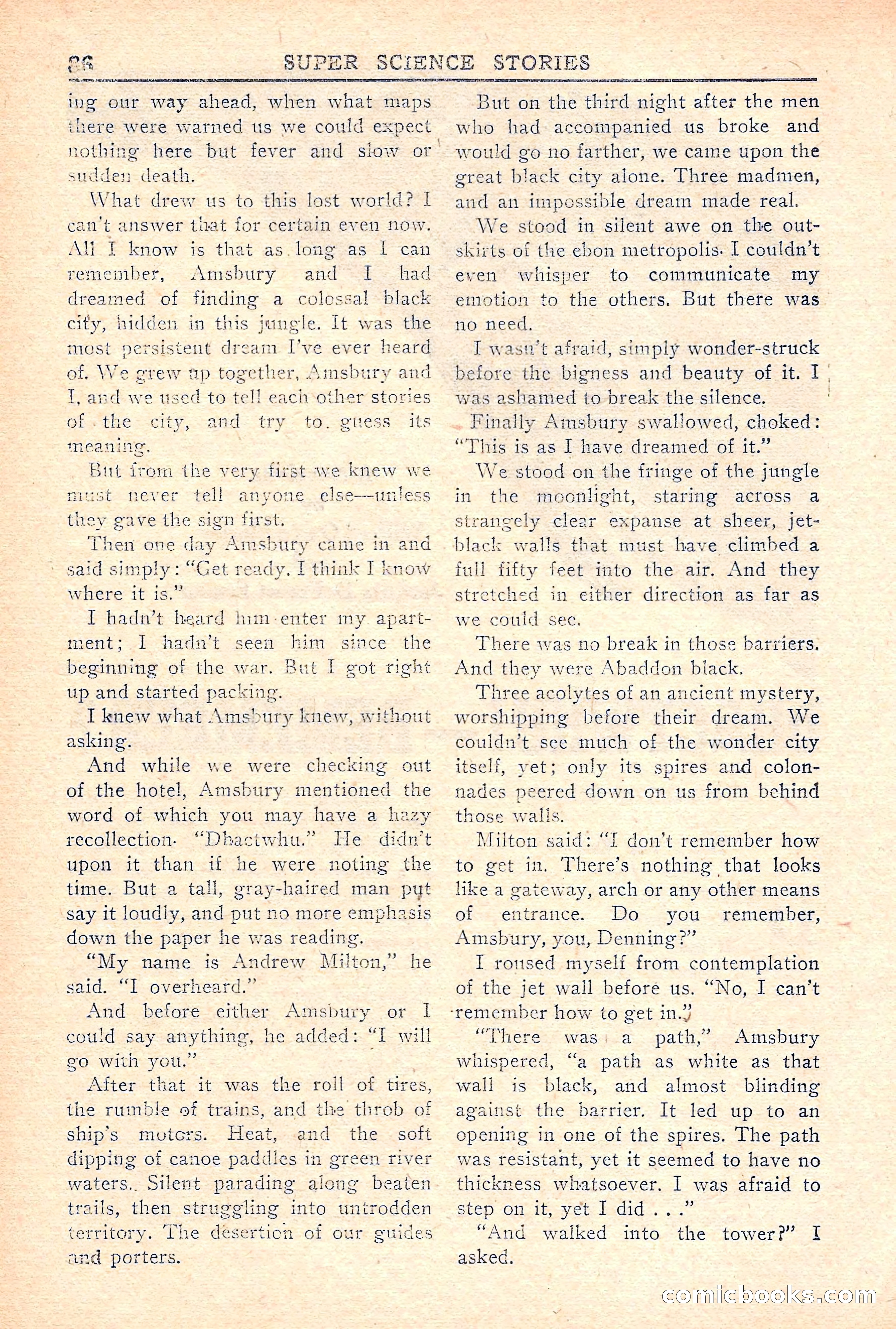 Super Science Stories, Vol. 5, No. 2 — page 86 of 132