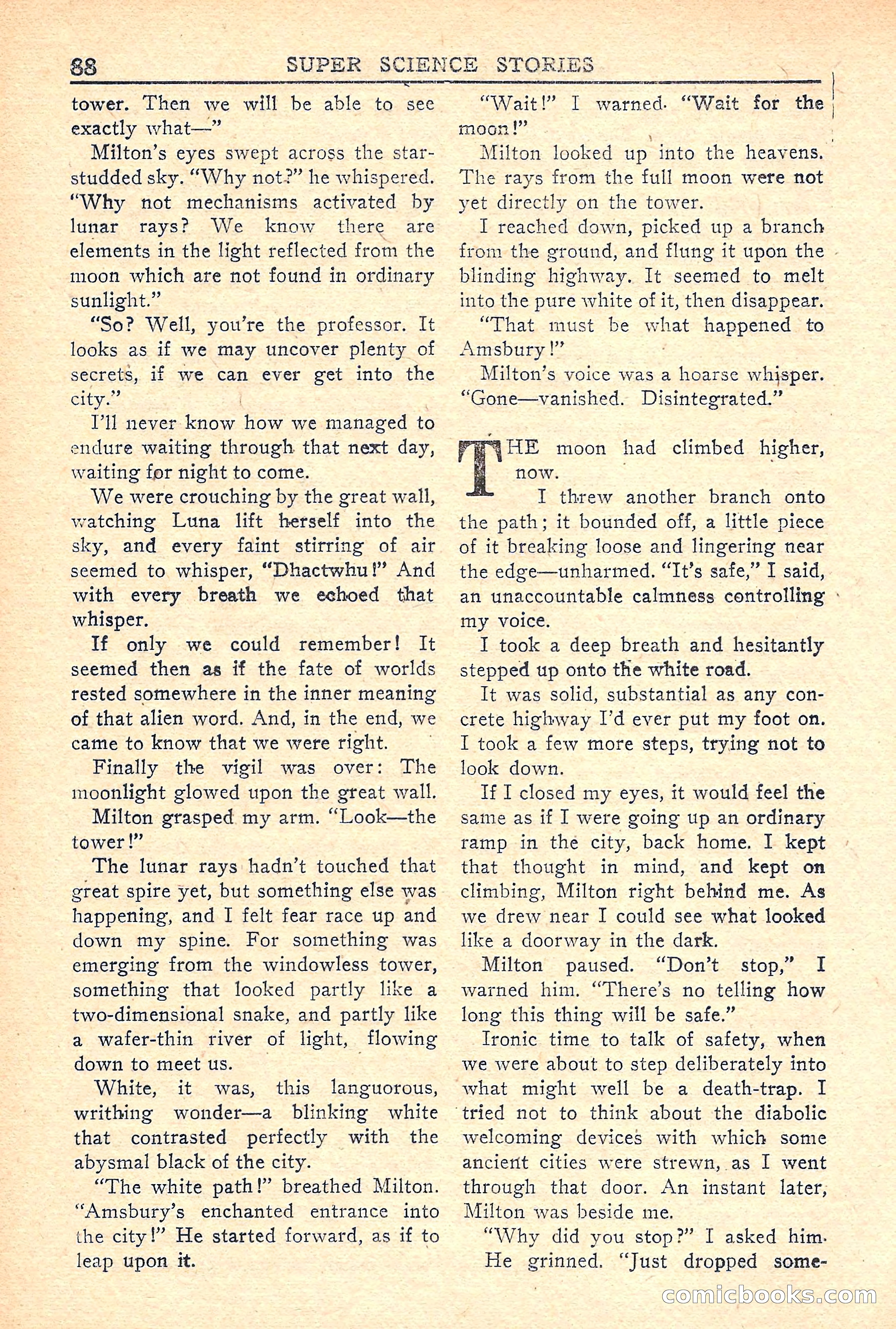 Super Science Stories, Vol. 5, No. 2 — page 88 of 132