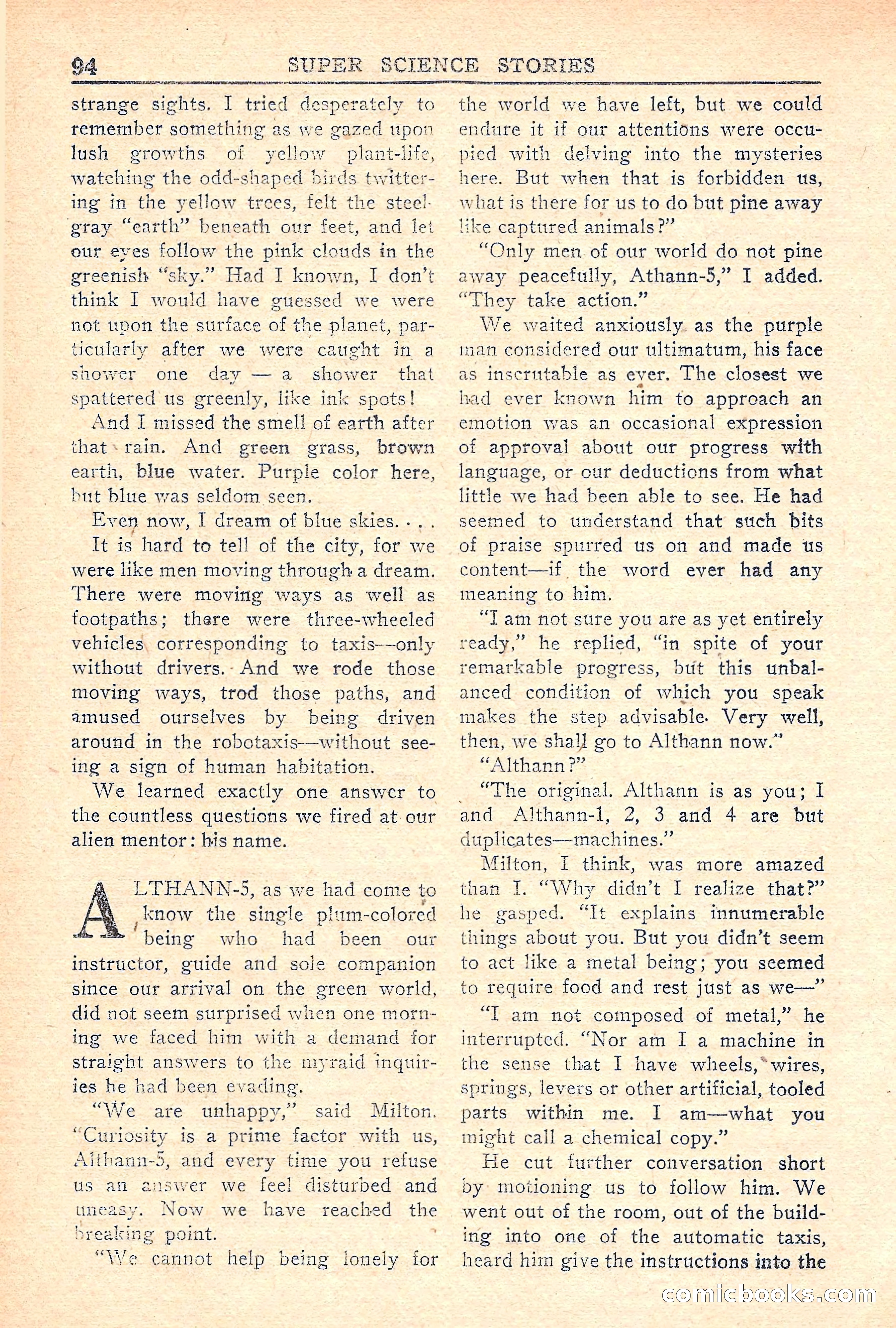 Super Science Stories, Vol. 5, No. 2 — page 94 of 132