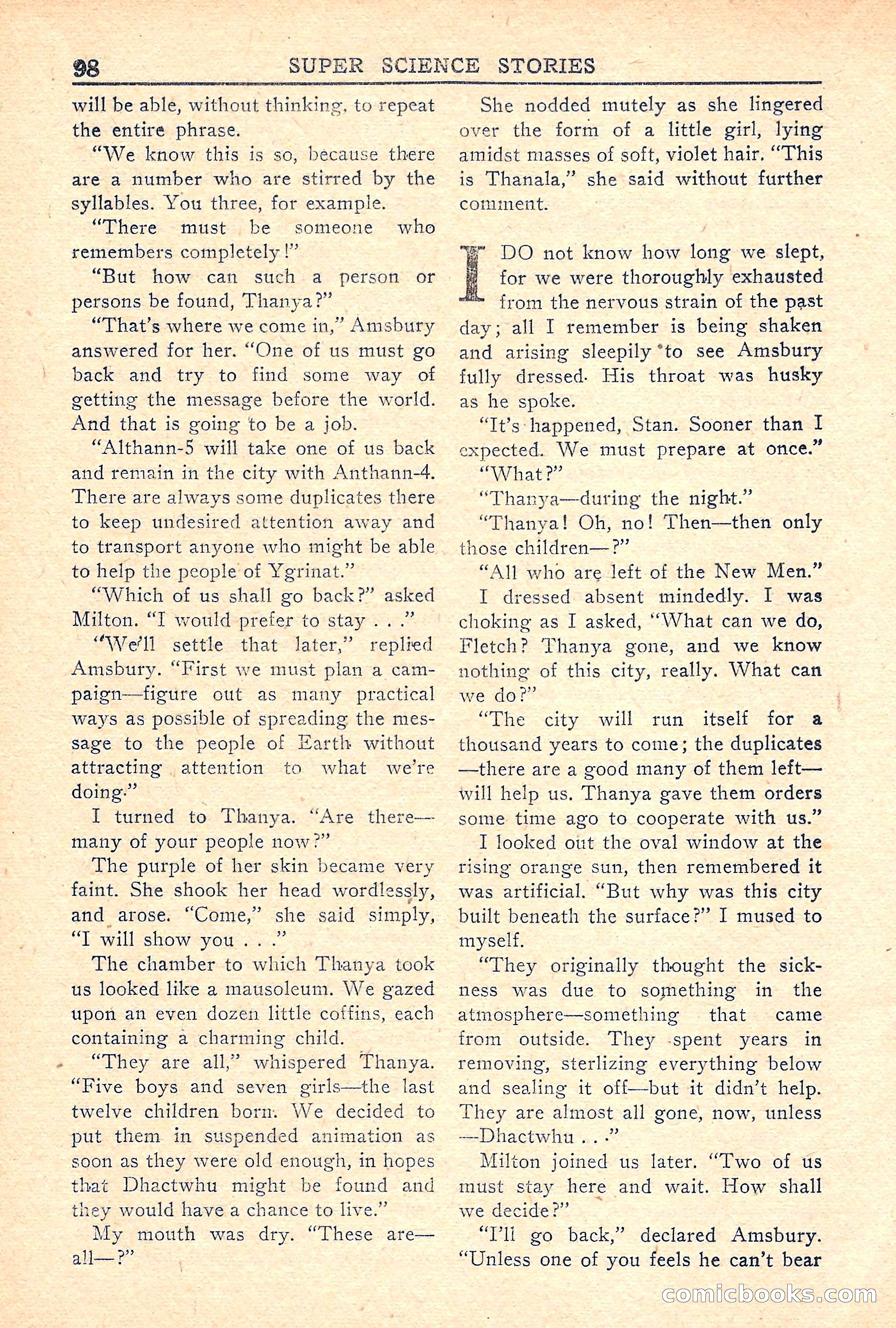 Super Science Stories, Vol. 5, No. 2 — page 98 of 132