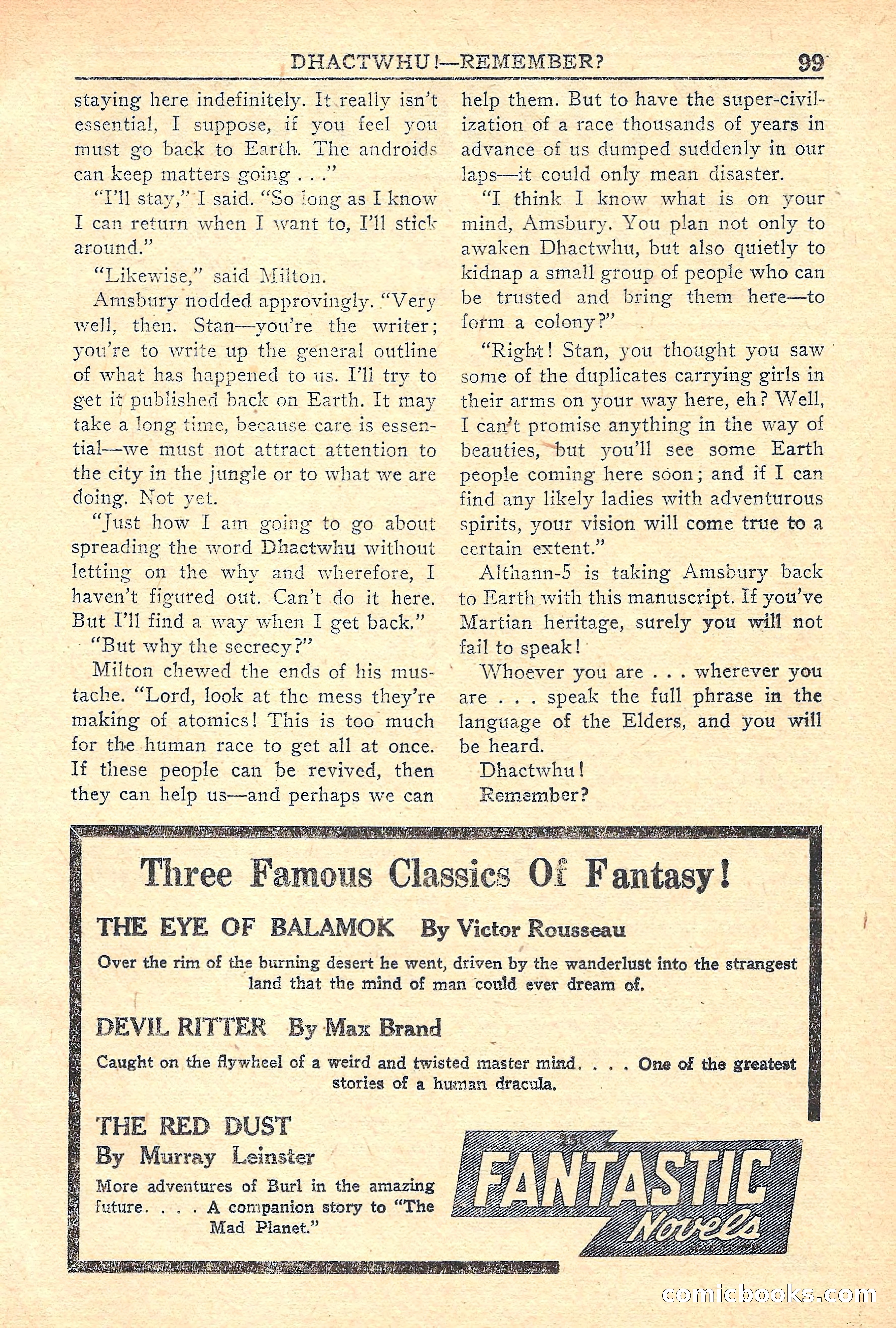 Super Science Stories, Vol. 5, No. 2 — page 99 of 132