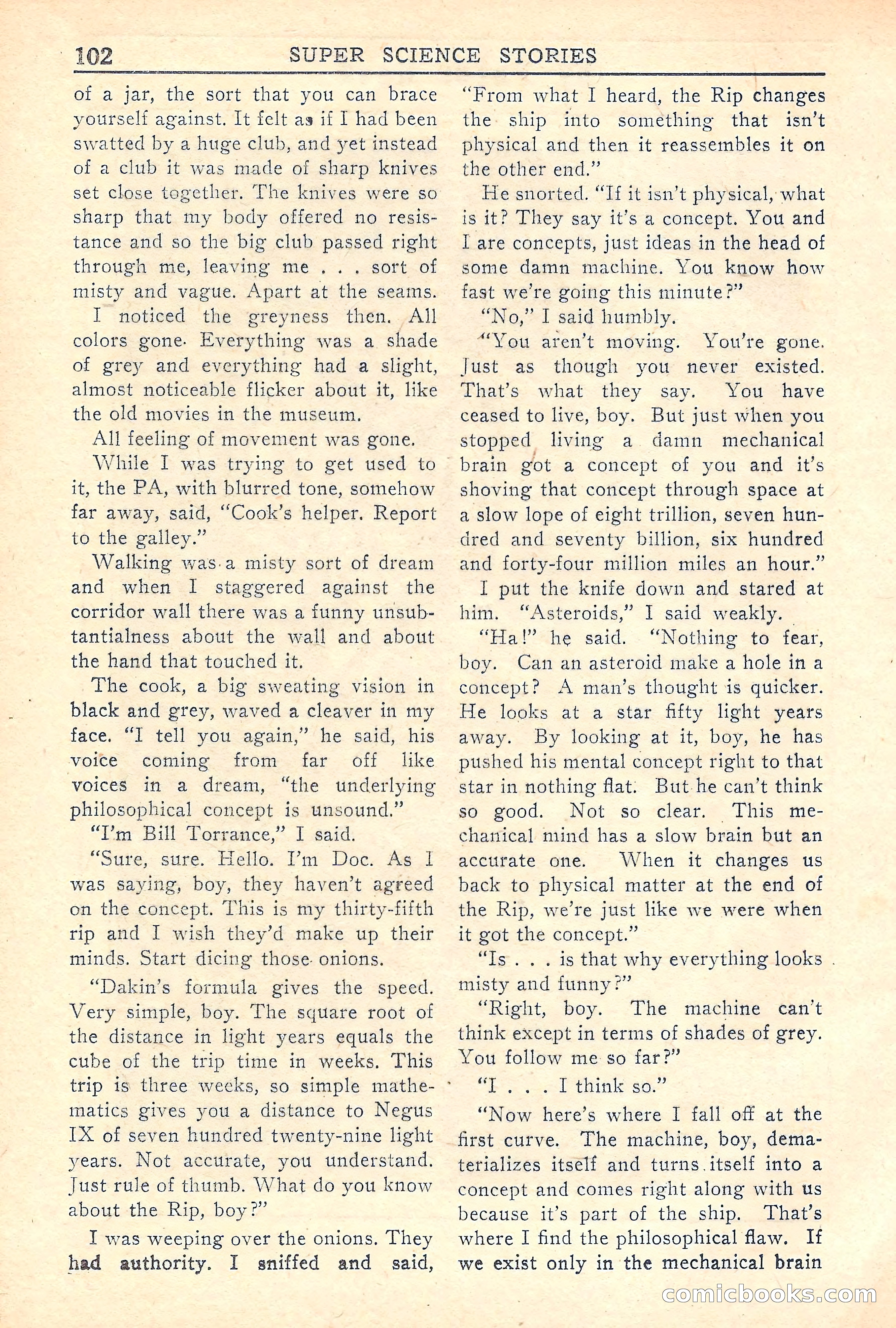 Super Science Stories, Vol. 5, No. 2 — page 102 of 132