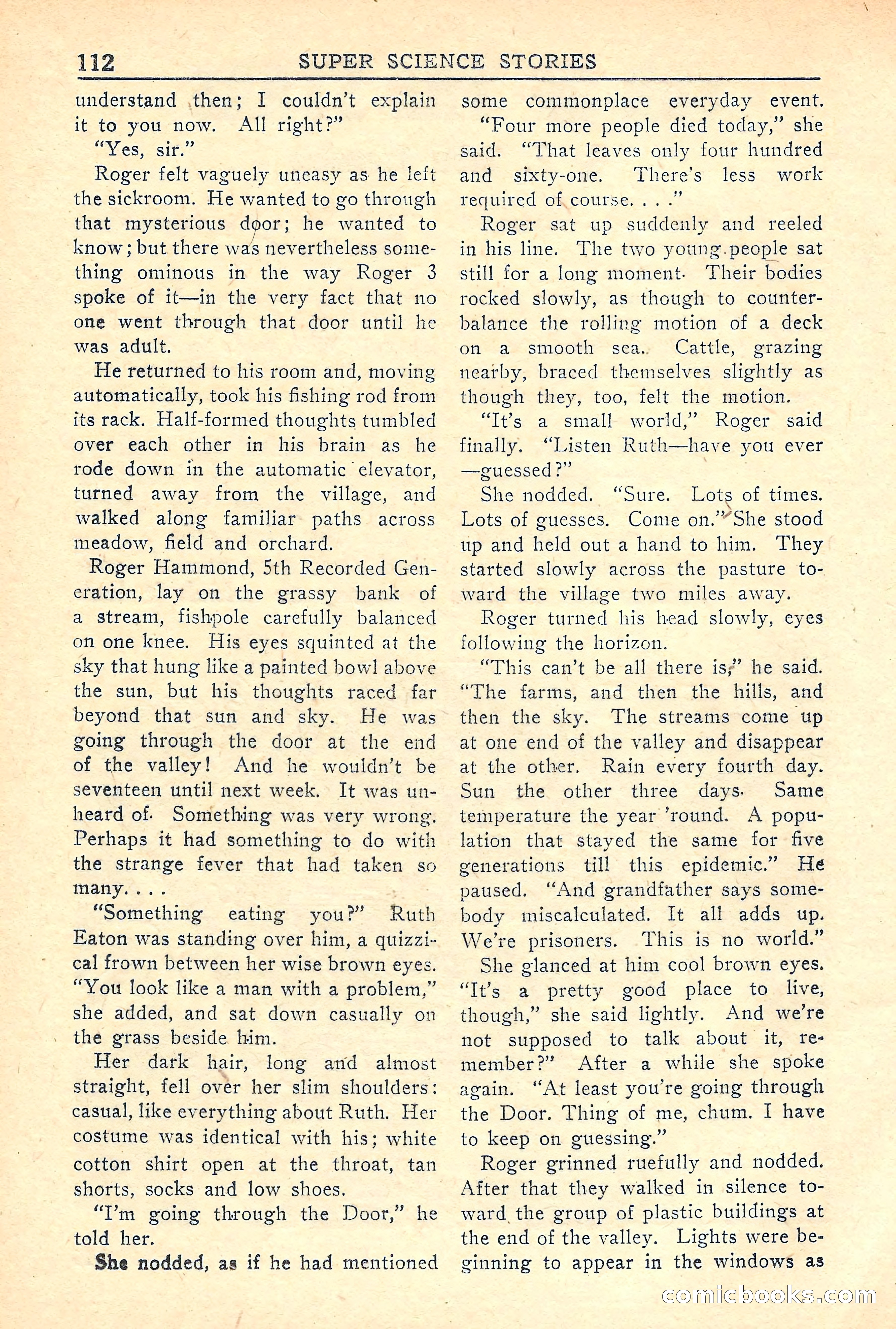 Super Science Stories, Vol. 5, No. 2 — page 112 of 132
