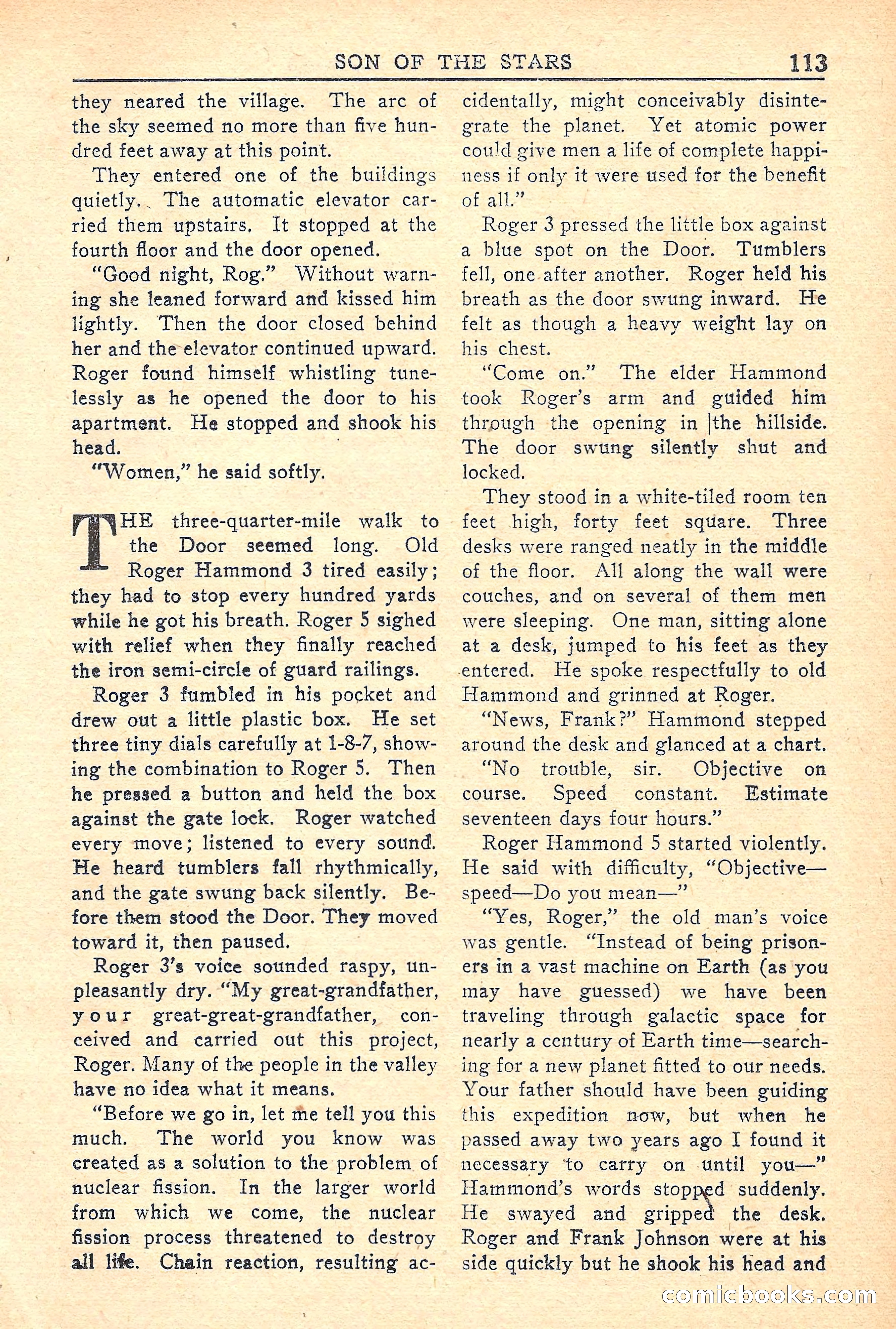 Super Science Stories, Vol. 5, No. 2 — page 113 of 132