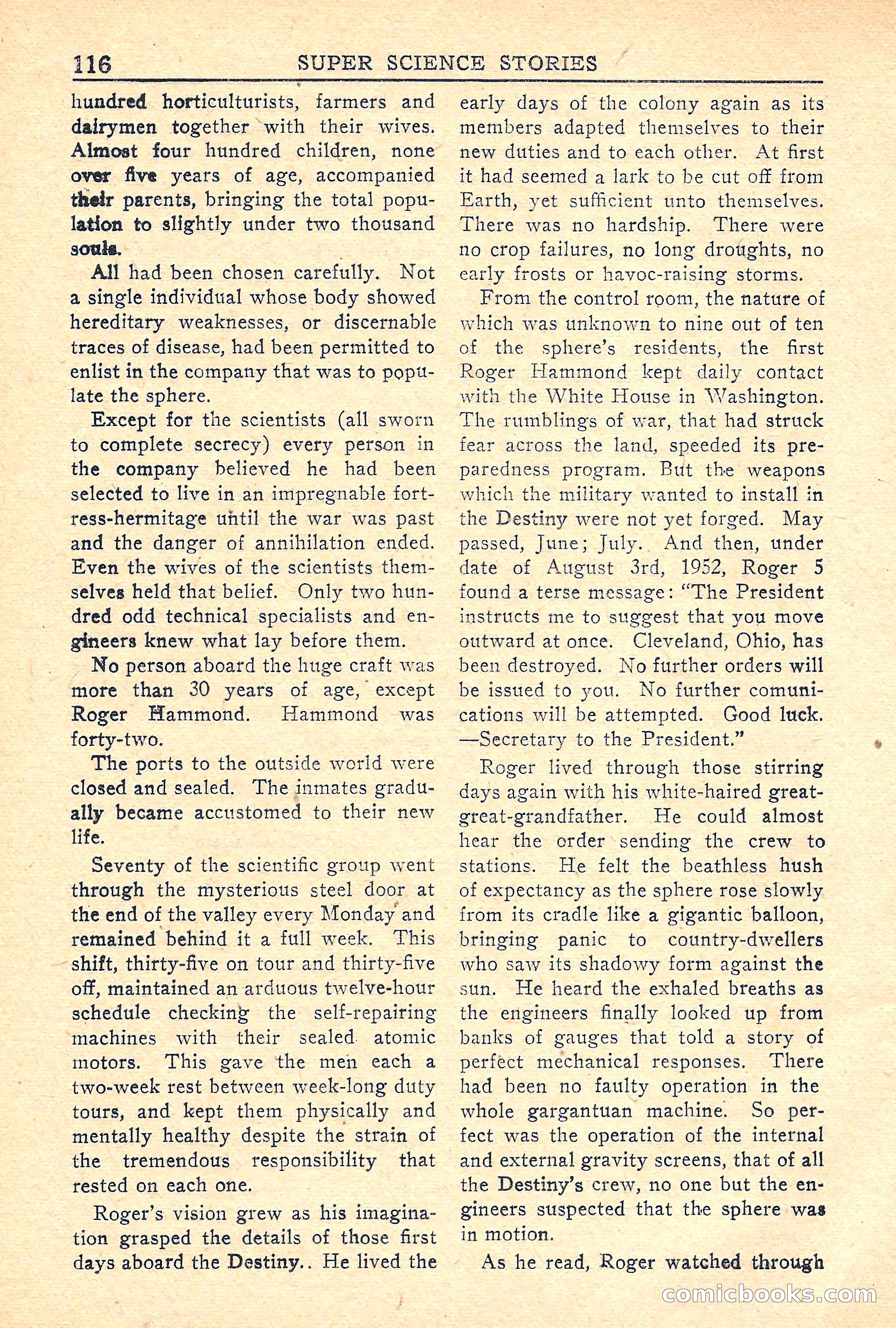 Super Science Stories, Vol. 5, No. 2 — page 116 of 132